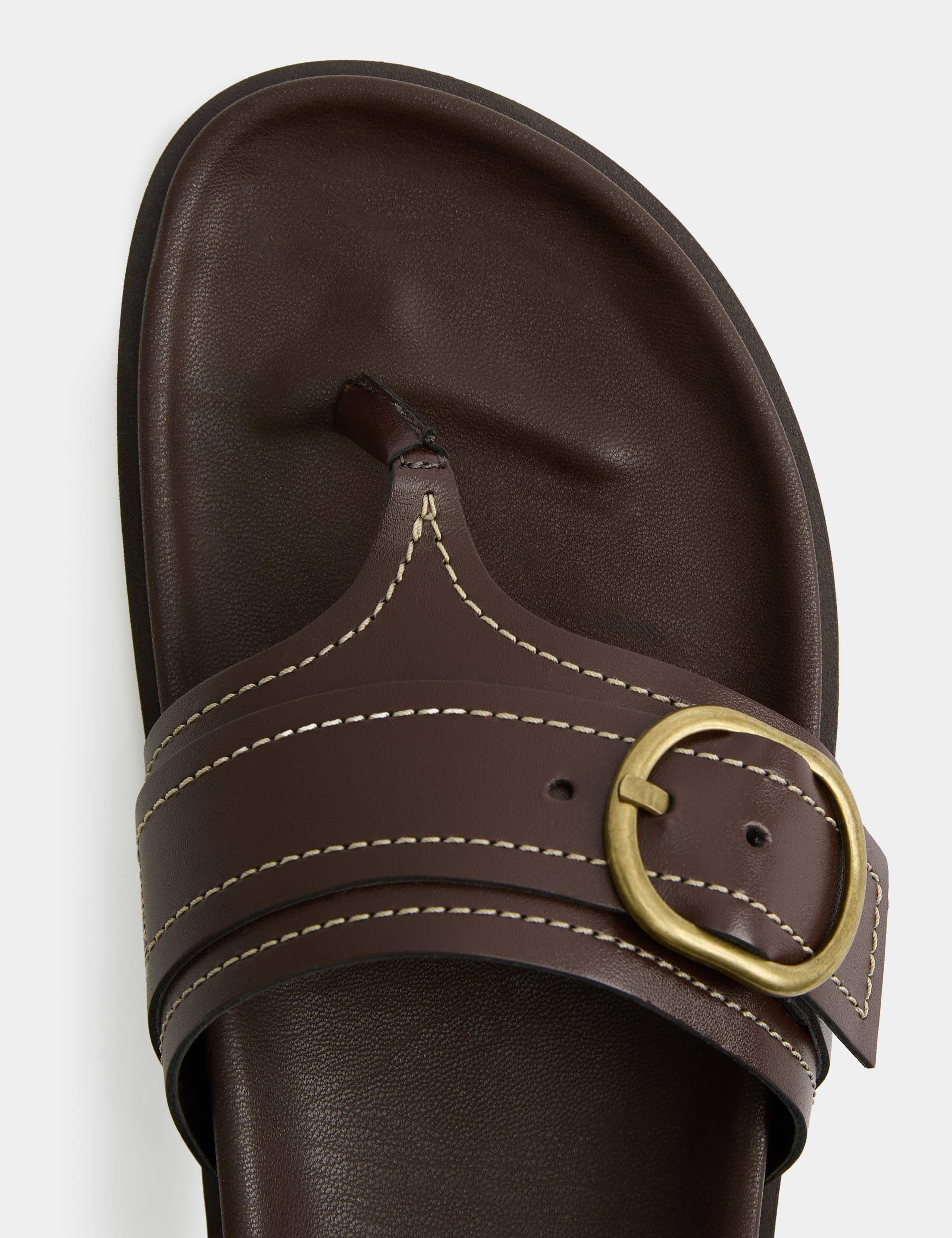 Leather Footbed Toe Post Sandals 3 of 3