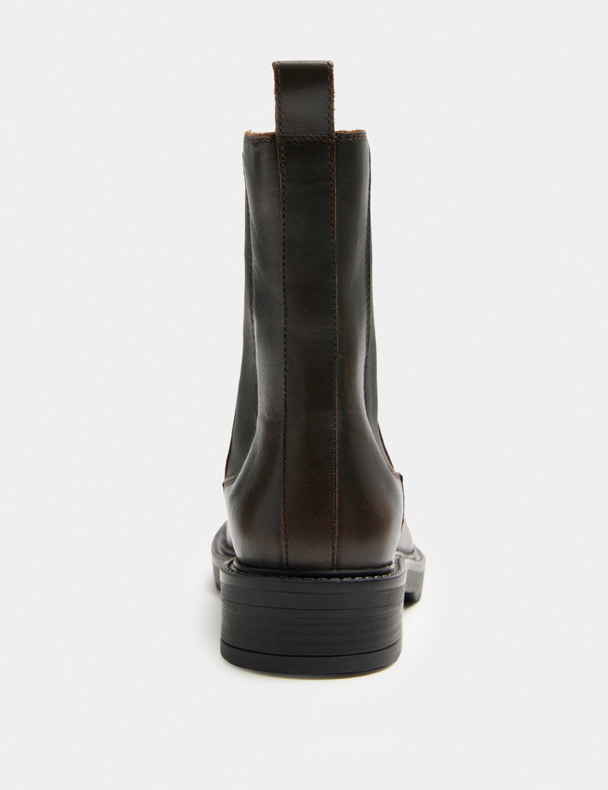 Leather Chelsea Boots With Cleated Sole 3 of 3