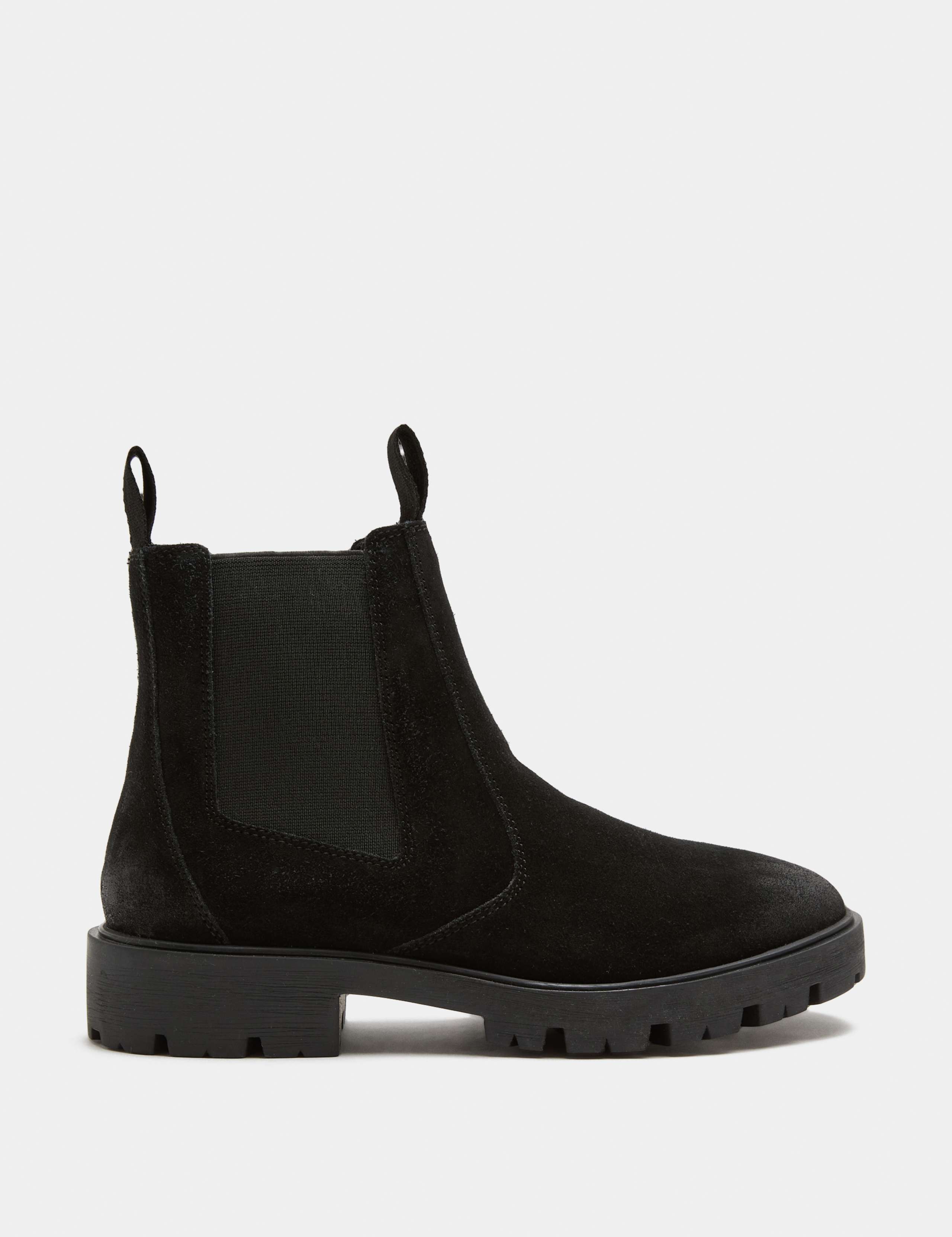 Leather Chelsea Boots With Block Heel 2 of 4