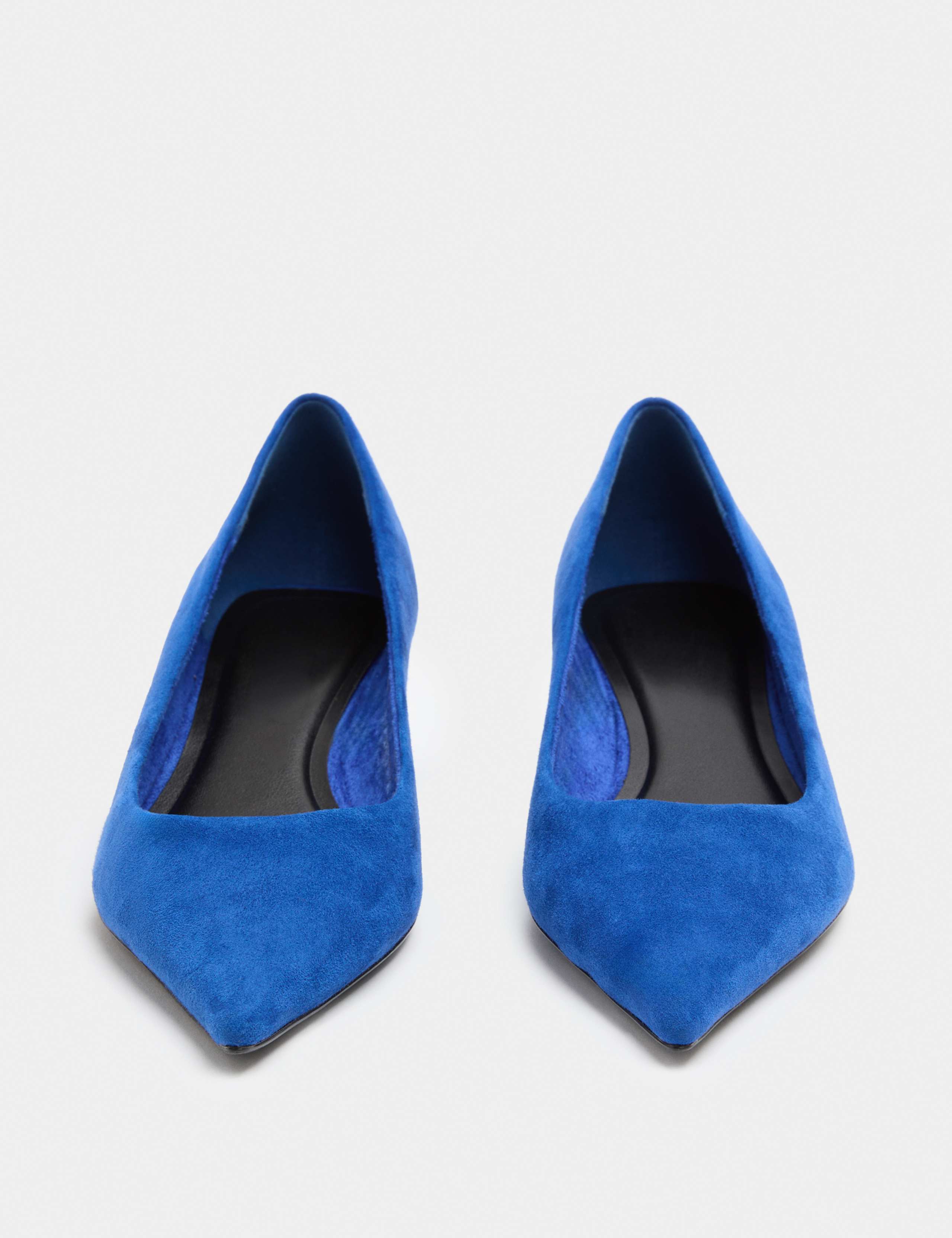 Suede Wedge Heel Pointed Toe Shoes 1 of 3