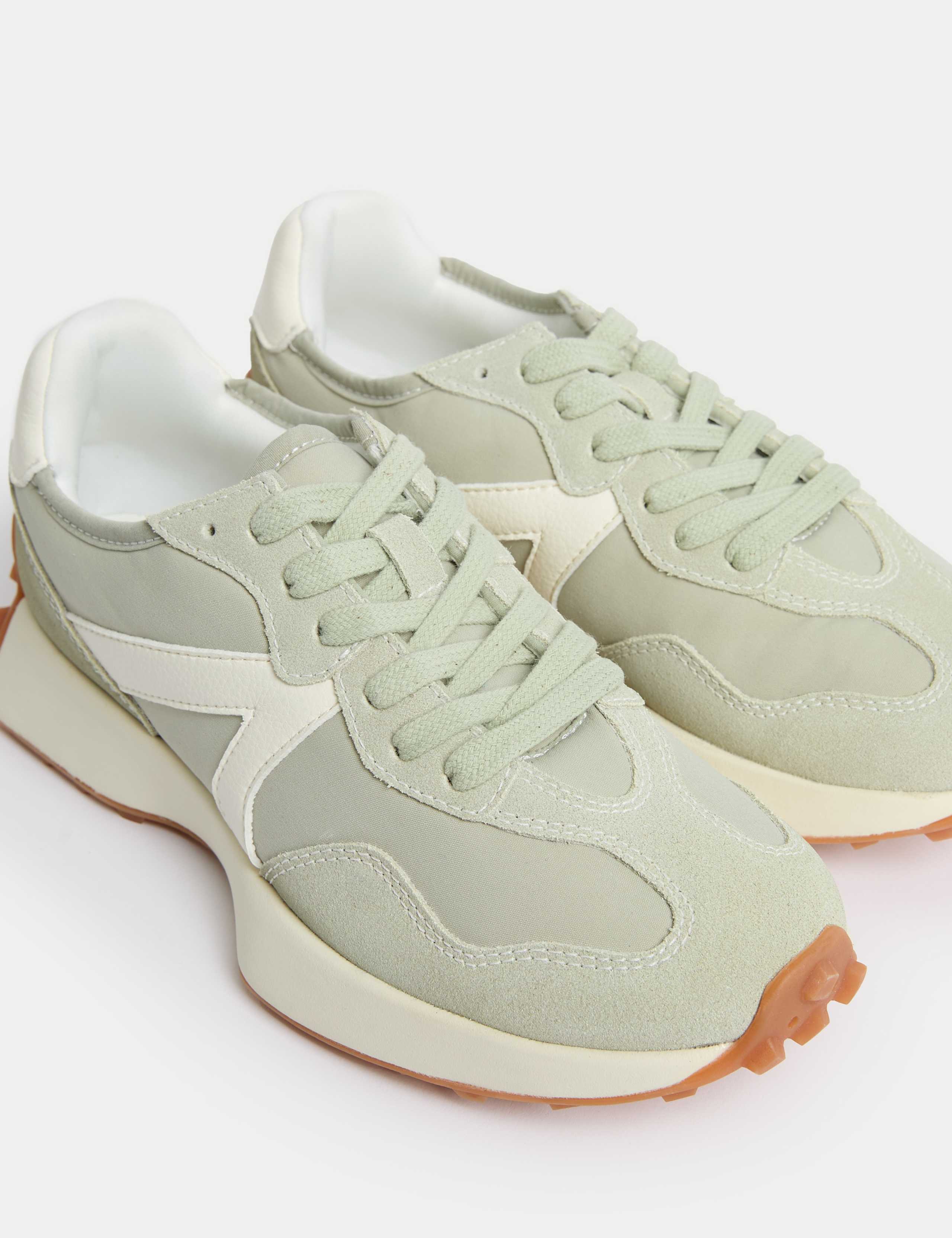Leather Side Detail Trainers 3 of 3