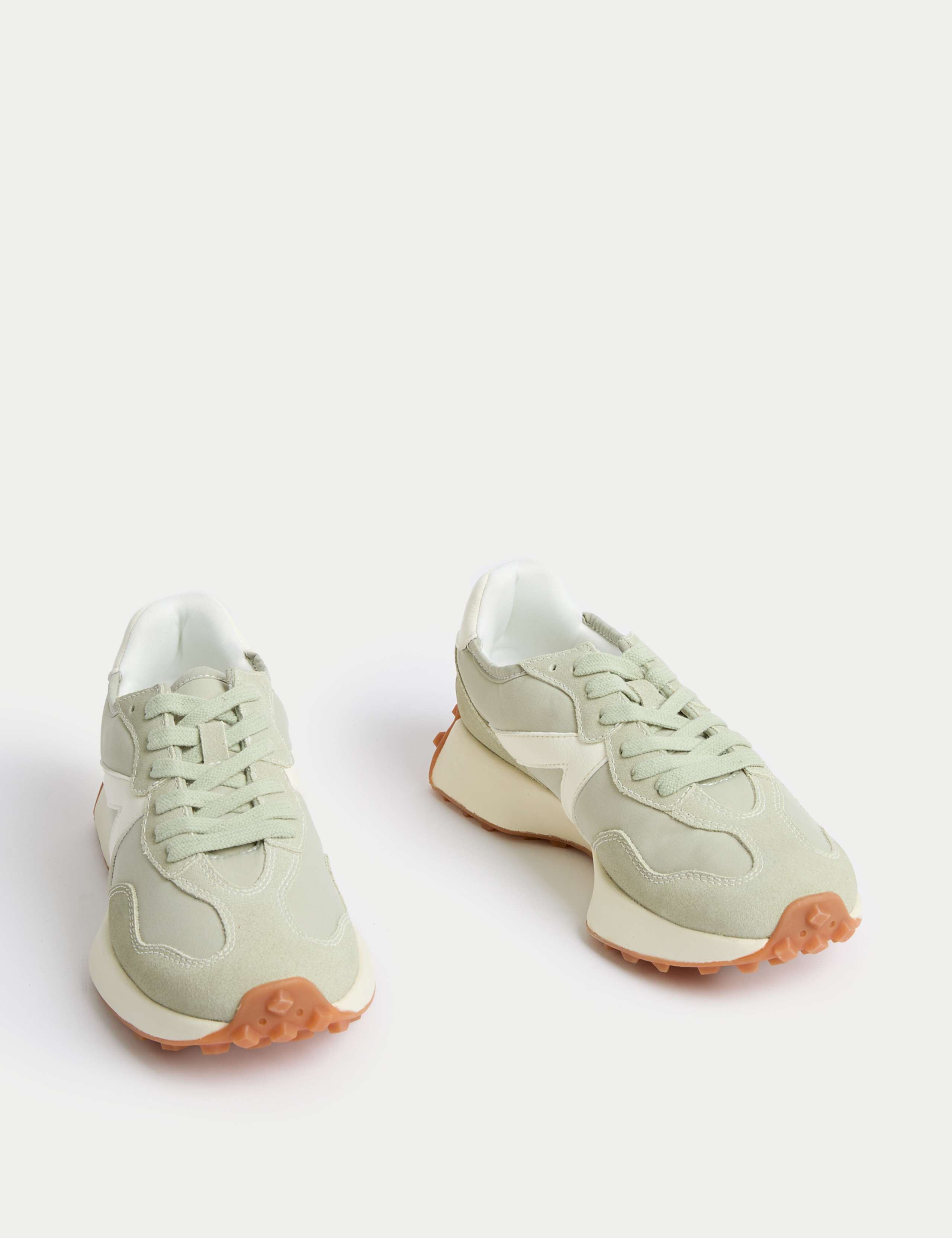 Leather Side Detail Trainers 2 of 3