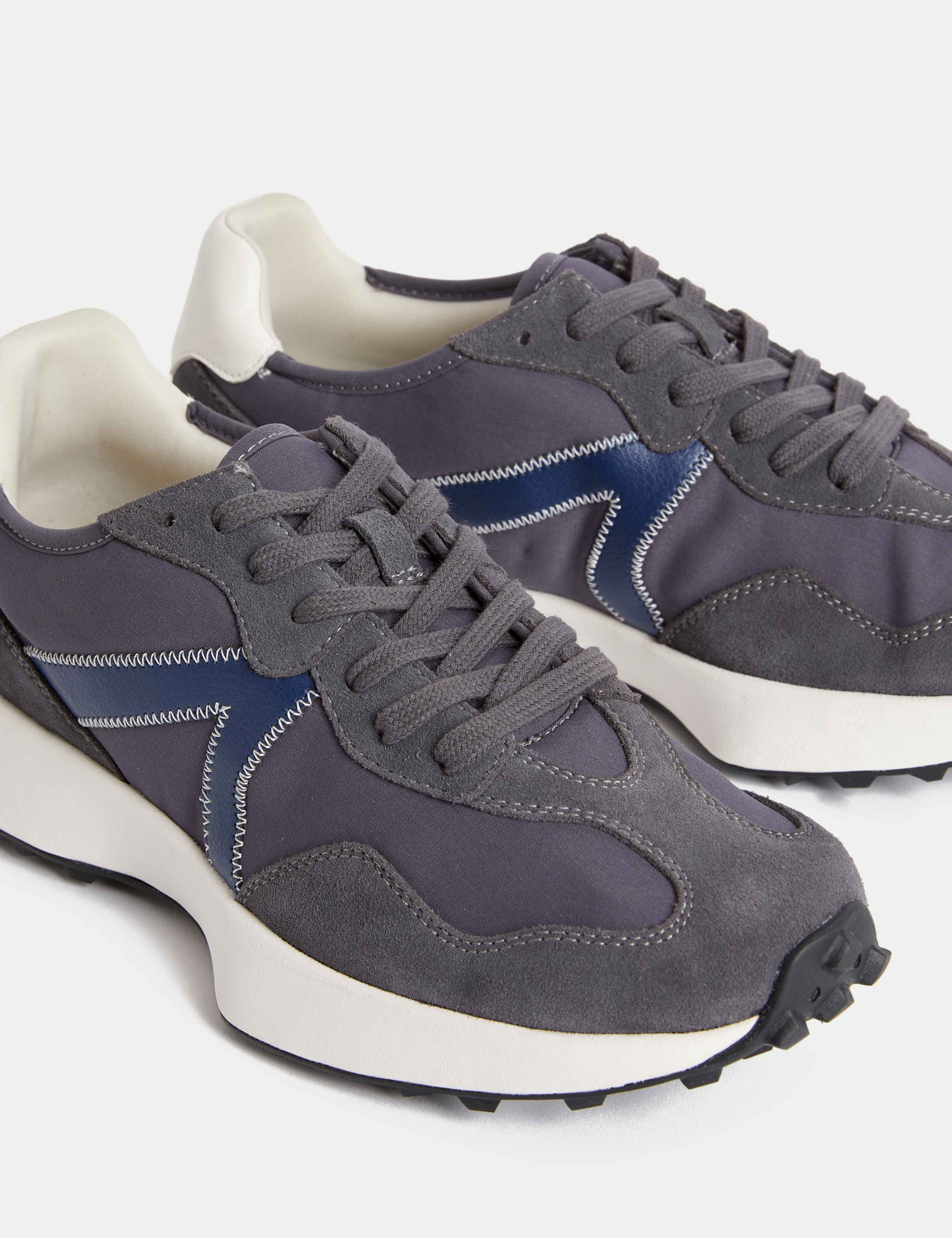 Leather Side Detail Trainers 3 of 3