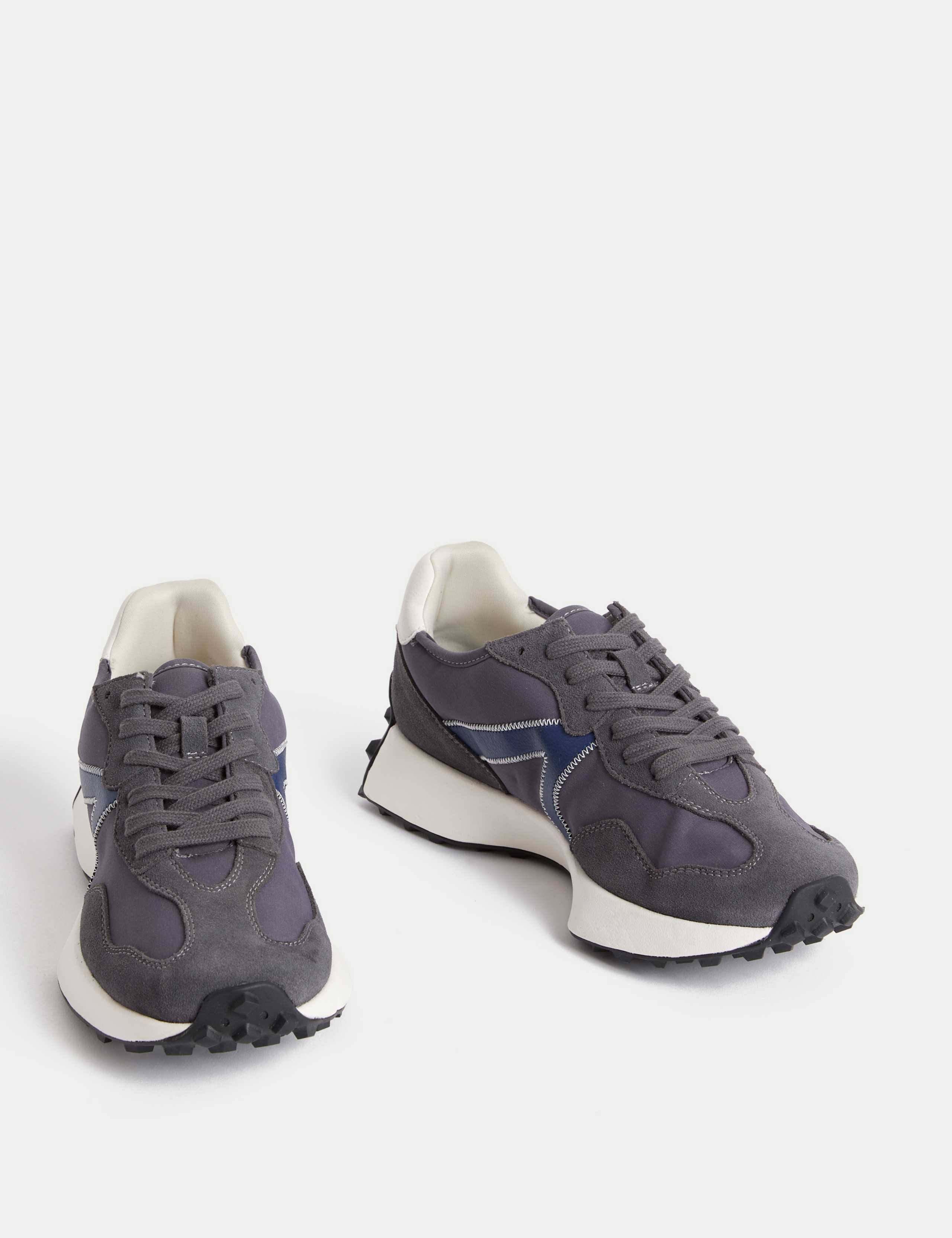Leather Side Detail Trainers 2 of 3