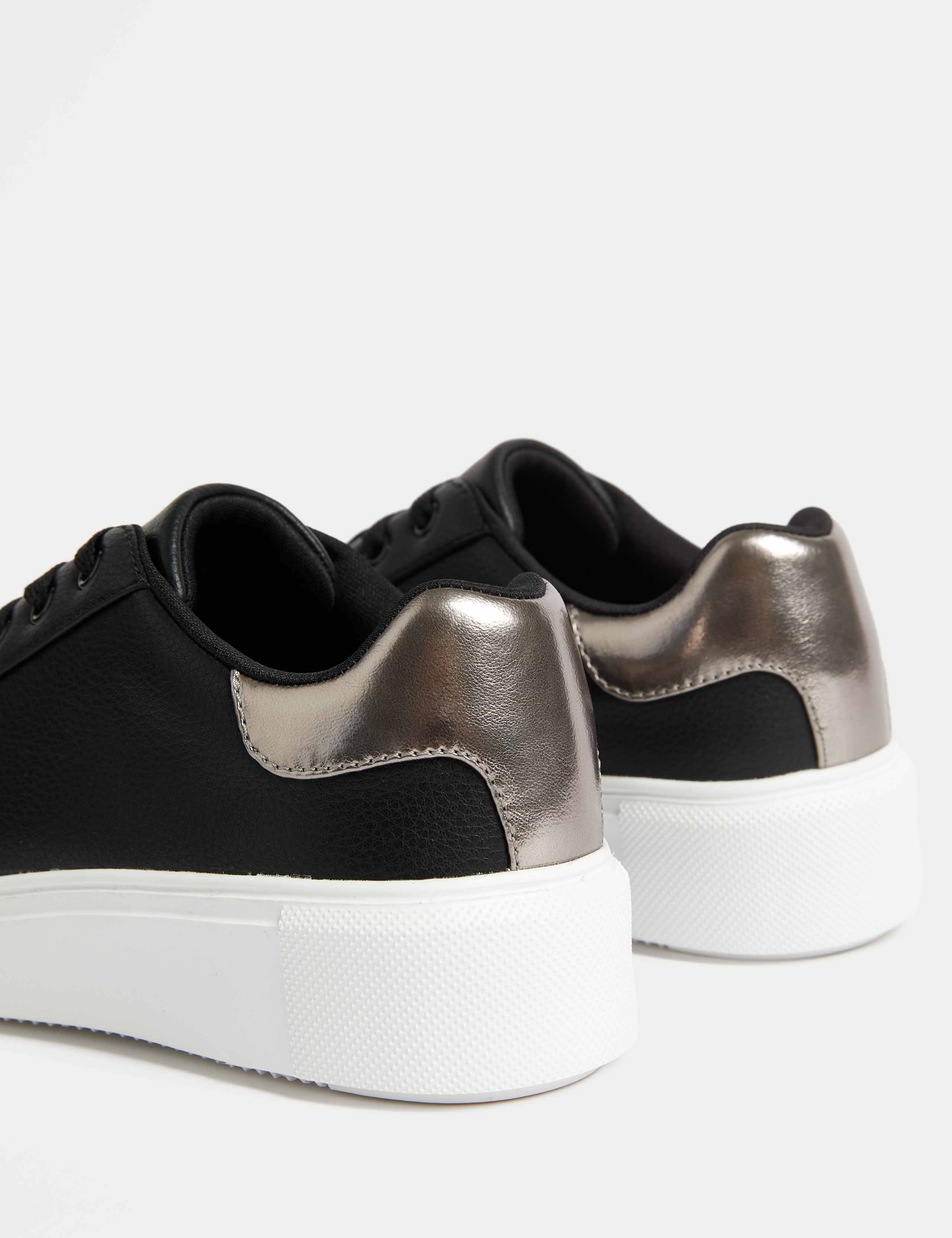 Lace Up Platform Trainers 3 of 3