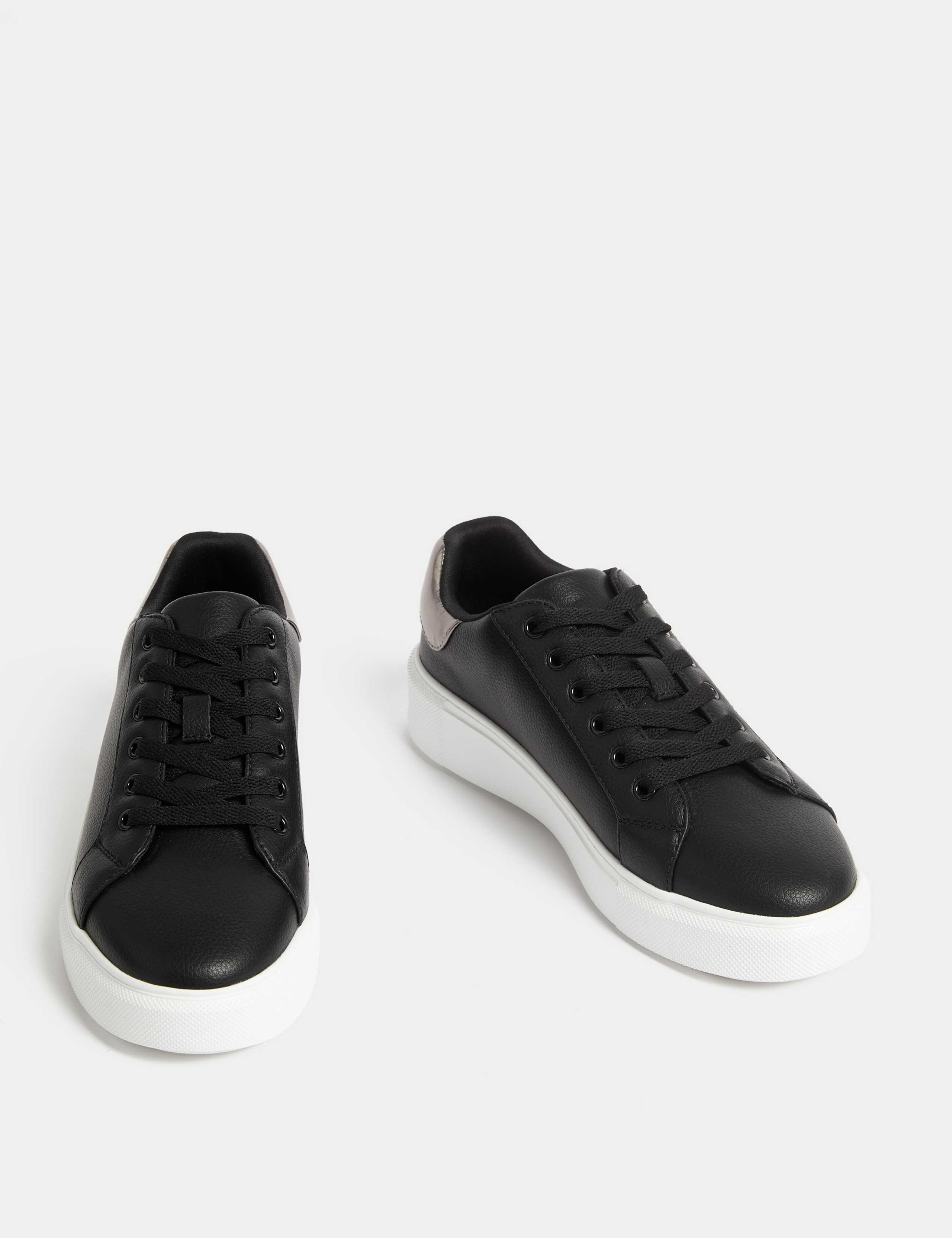Lace Up Platform Trainers 2 of 3