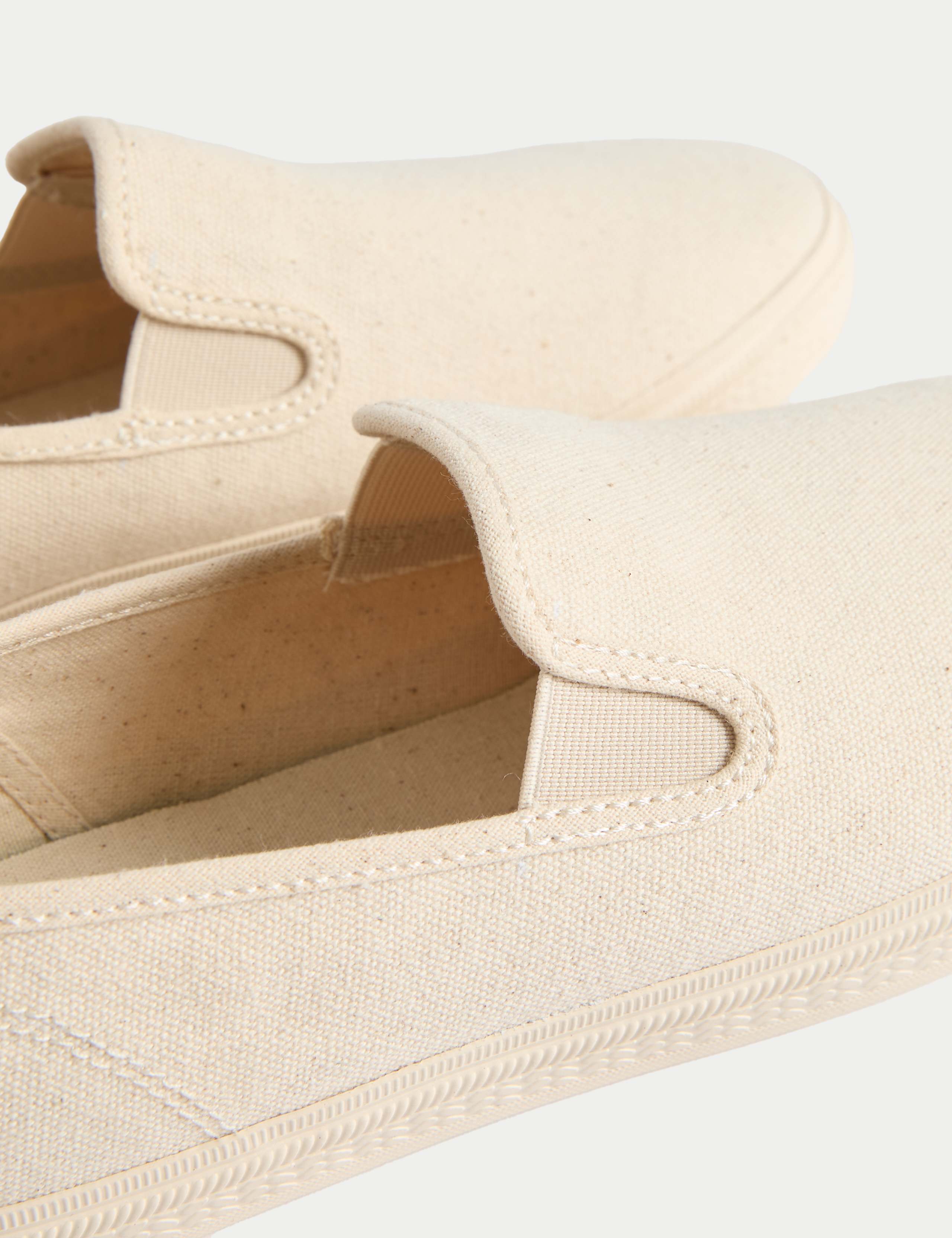Slip On Plimsoll Trainers With Freshfeet™ 3 of 3