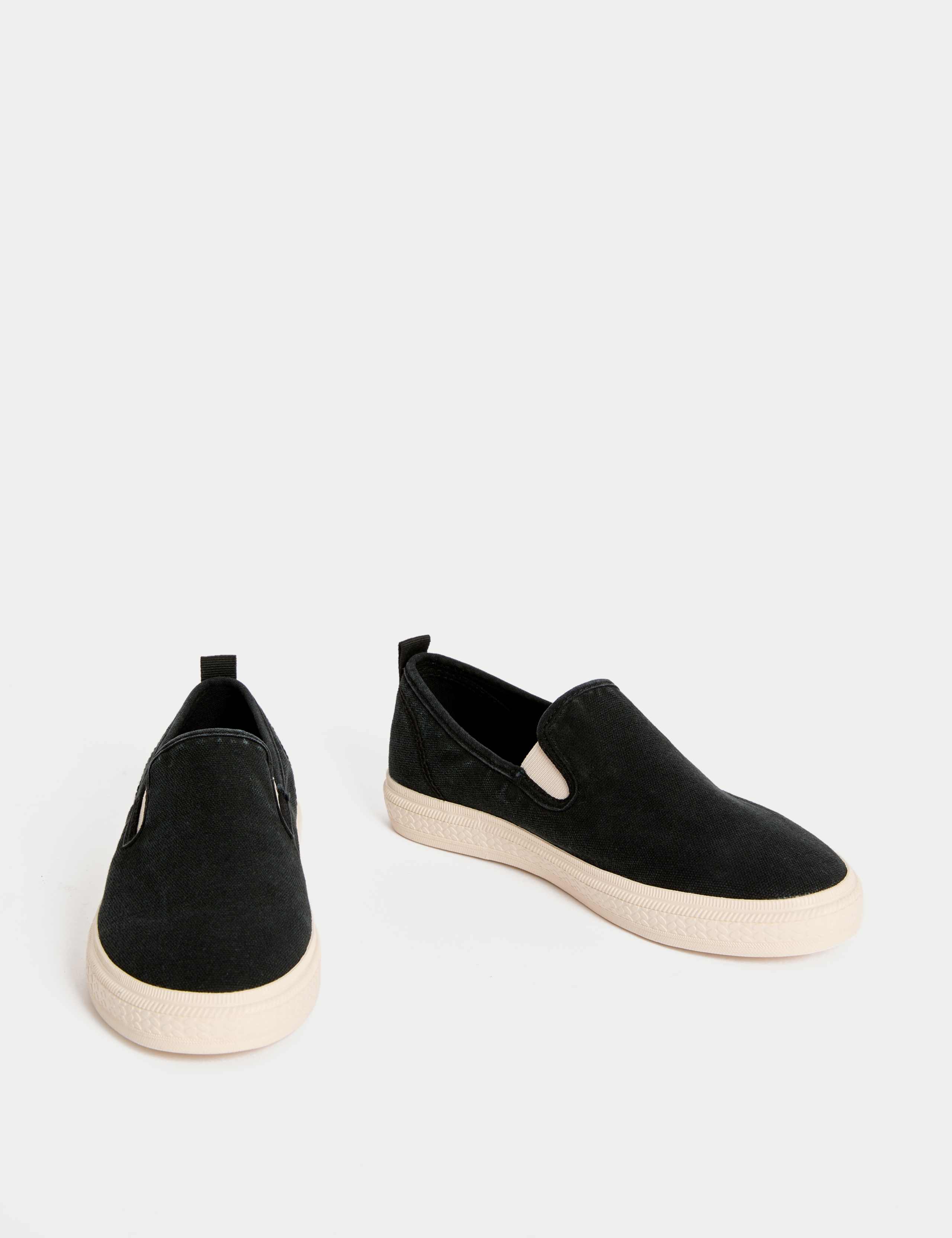Slip On Plimsoll Trainers With Freshfeet™ 2 of 3