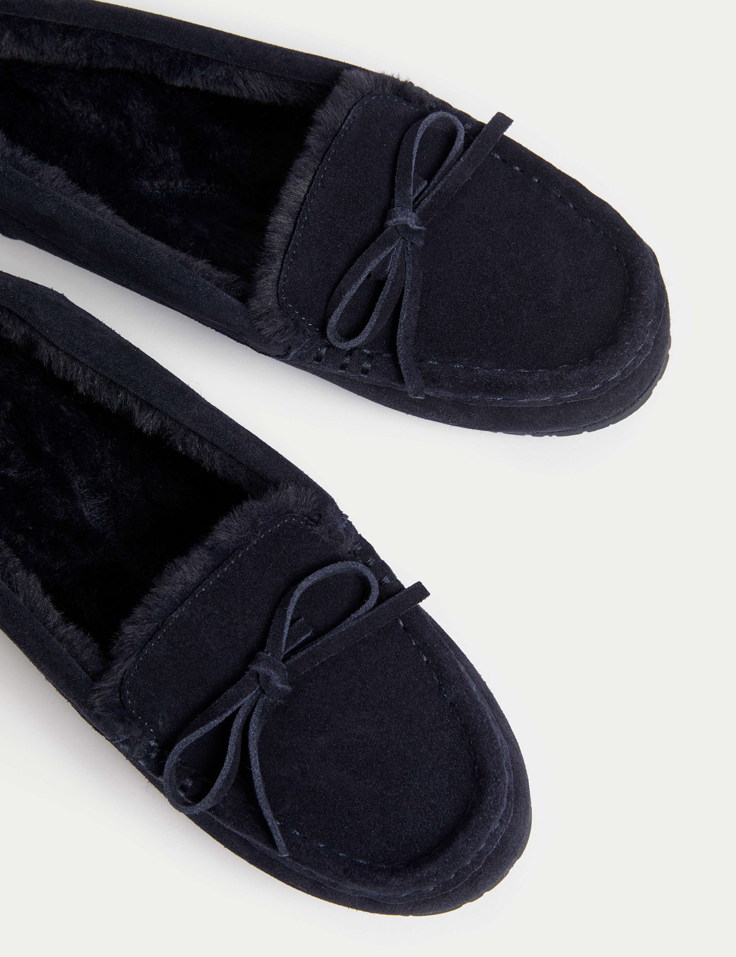Suede Moccasin Slippers 3 of 3