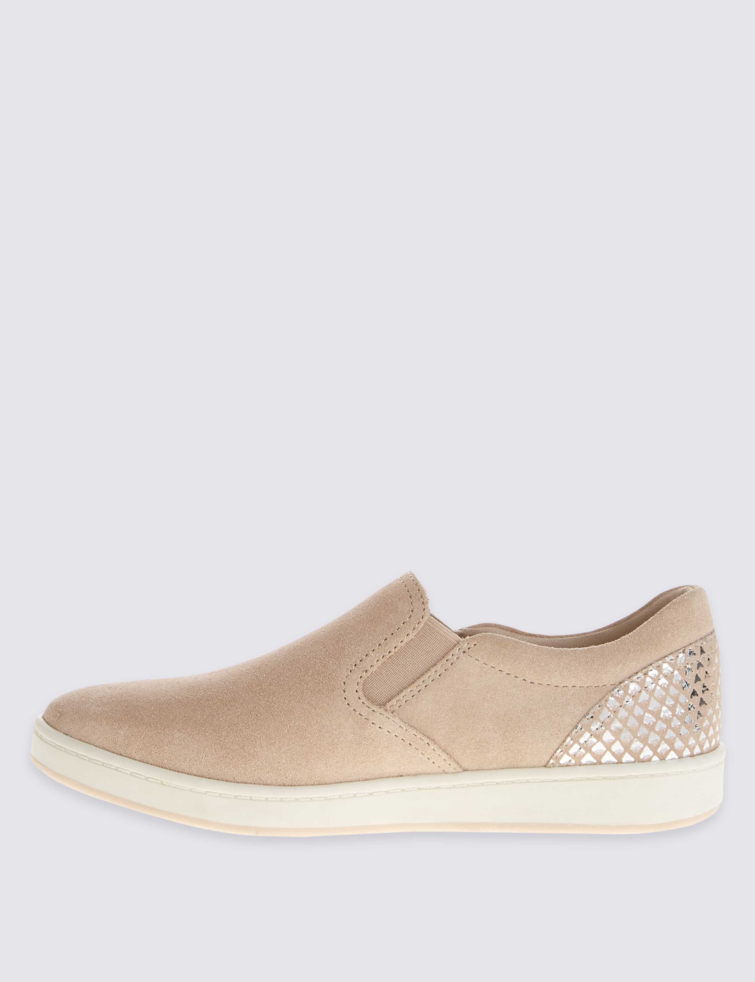 Suede Slab Sole Trainers 4 of 5