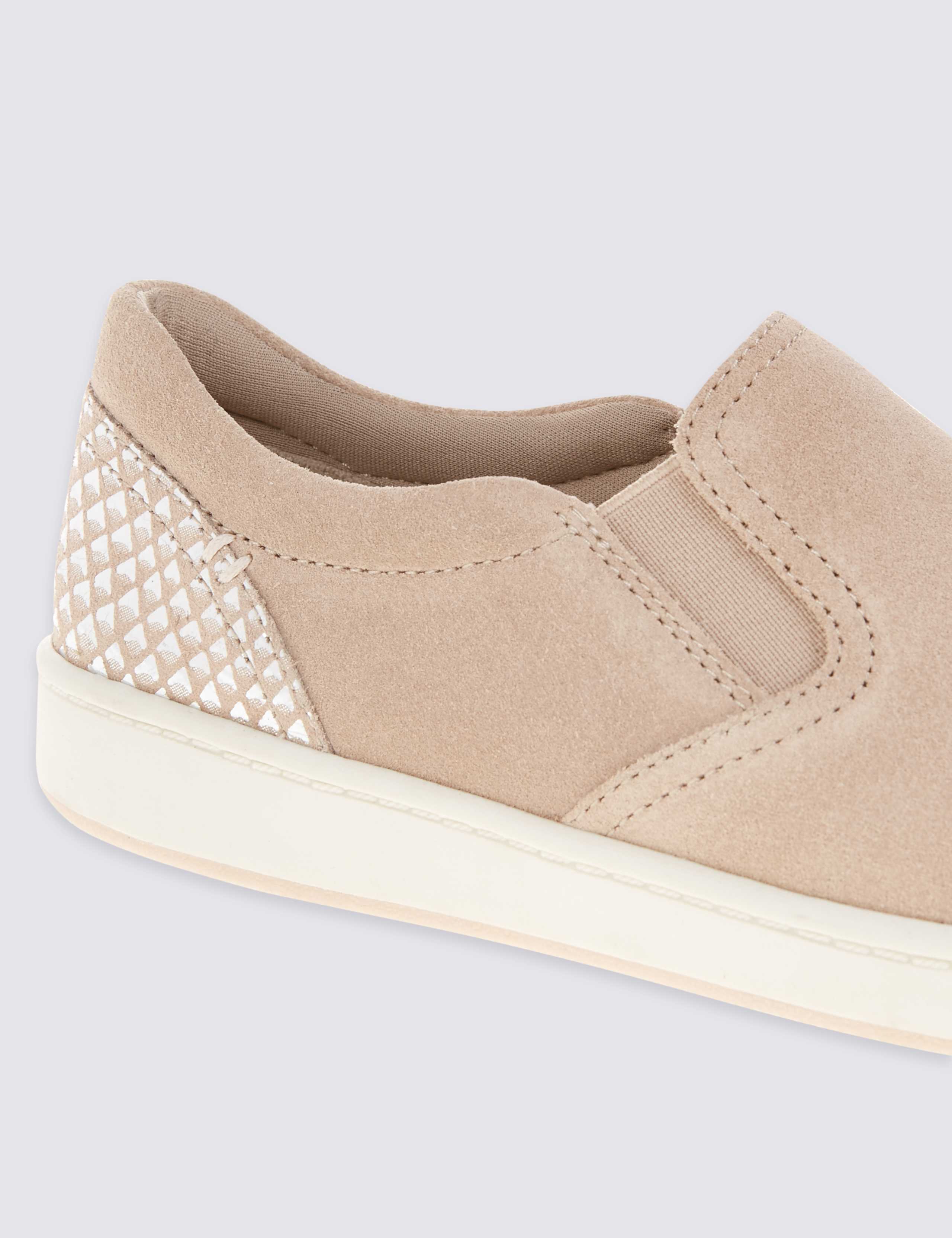 Suede Slab Sole Trainers 5 of 5