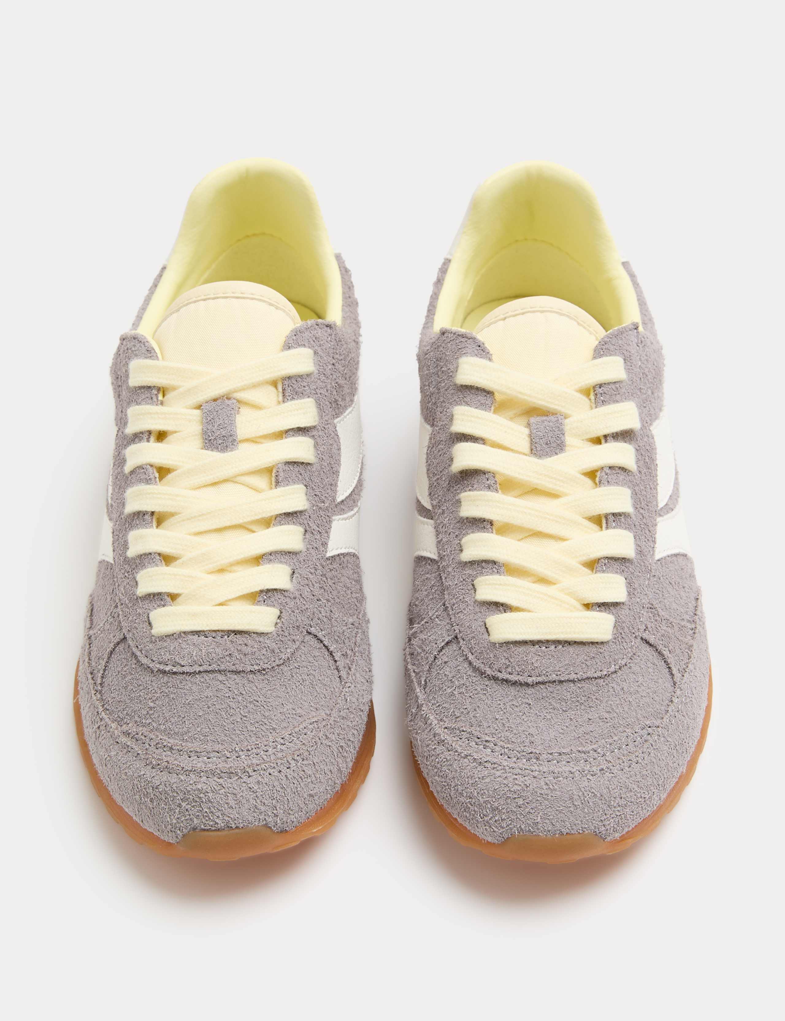 Suede Side Stripe Retro Trainers 2 of 3