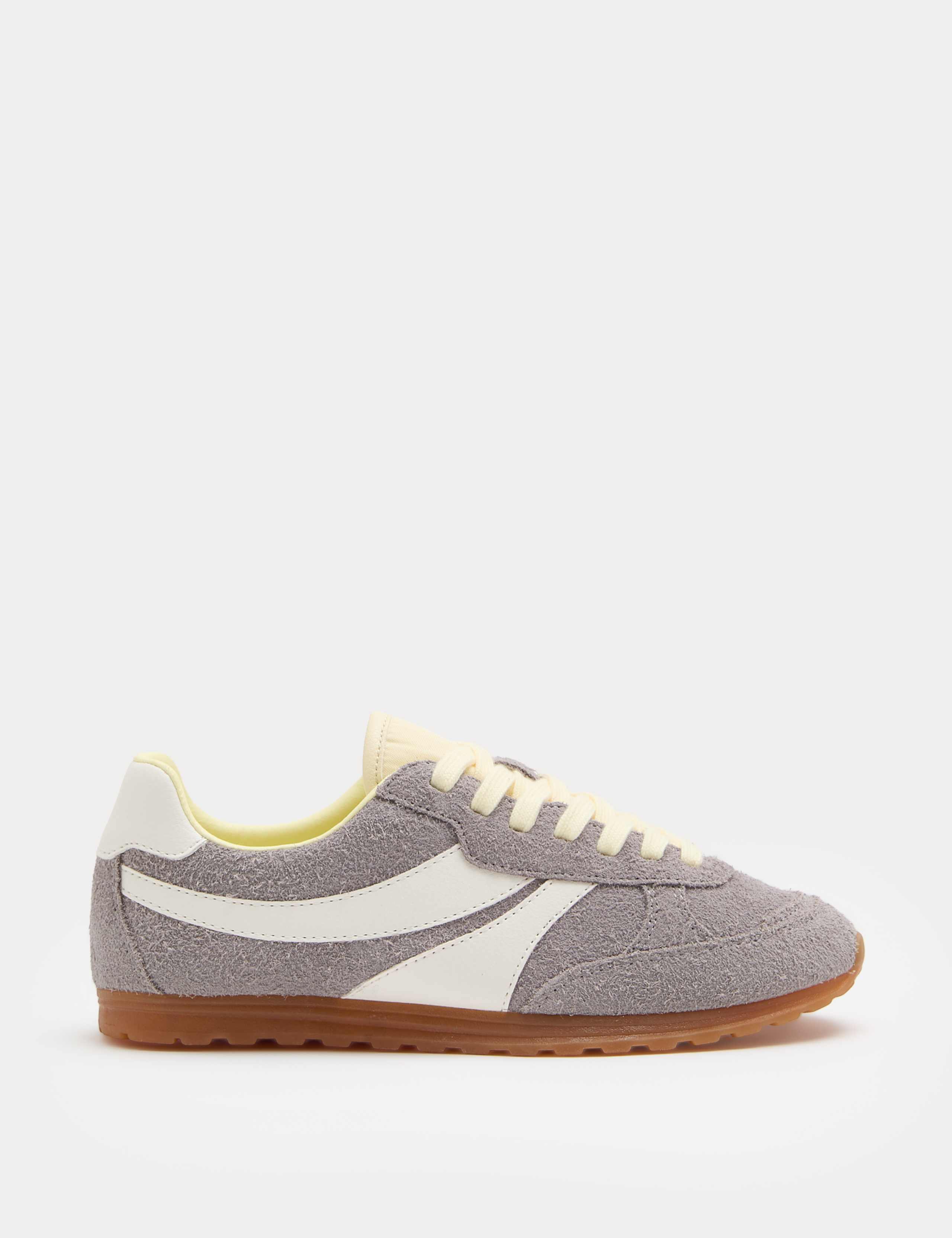 Suede Side Stripe Retro Trainers 1 of 3