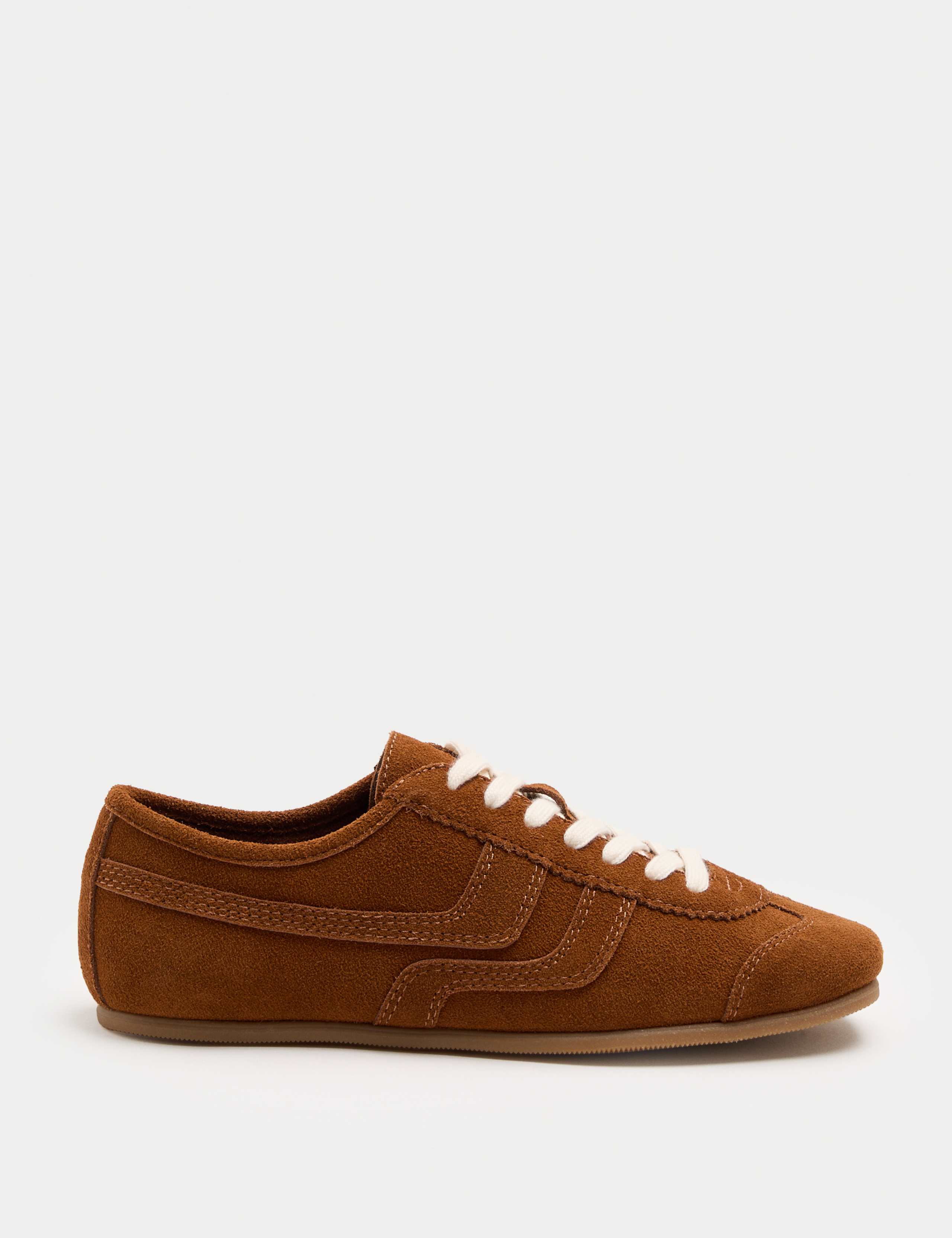 Suede Side Stripe Retro Runner Trainers 2 of 3