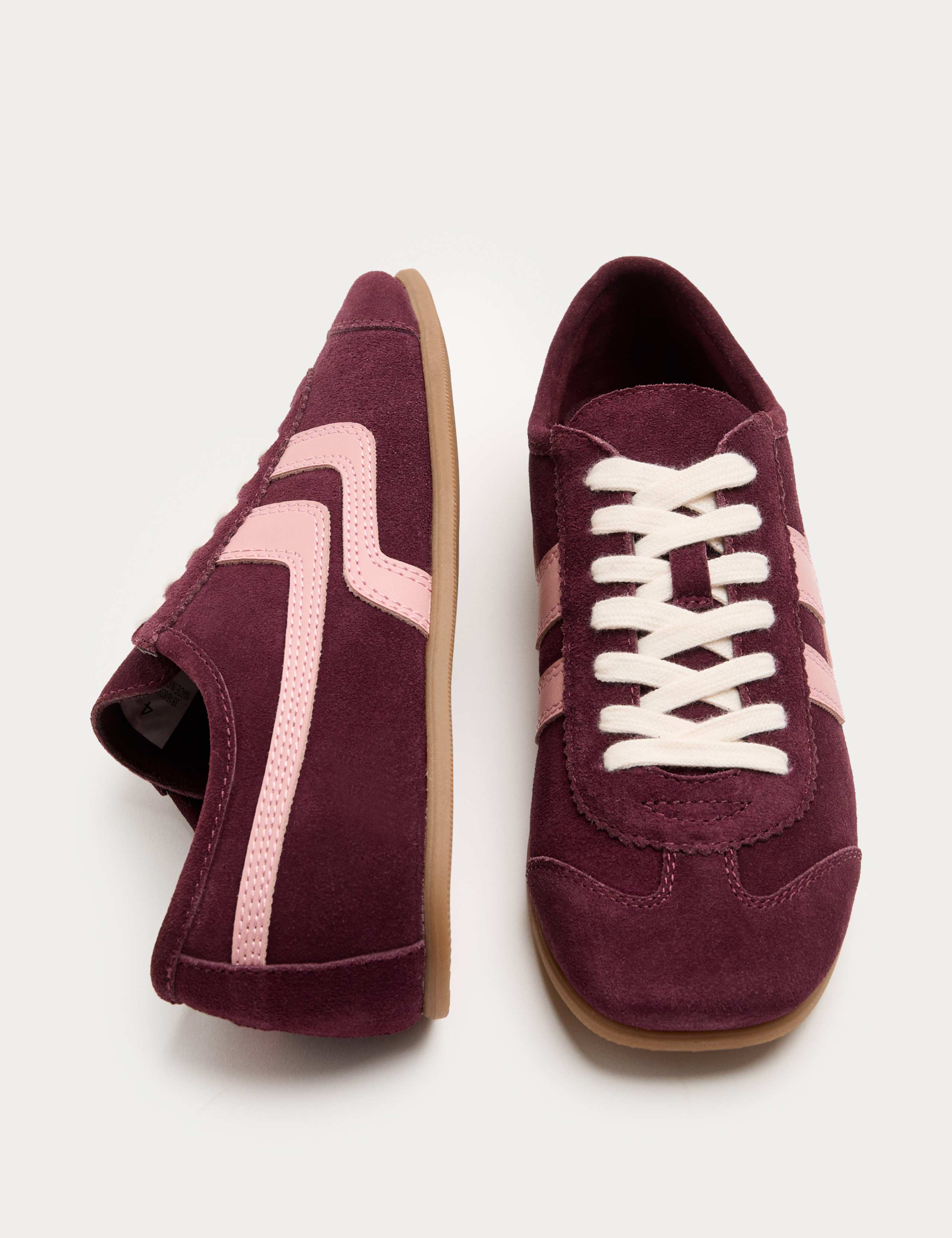 Suede Side Stripe Retro Runner Trainers 1 of 3