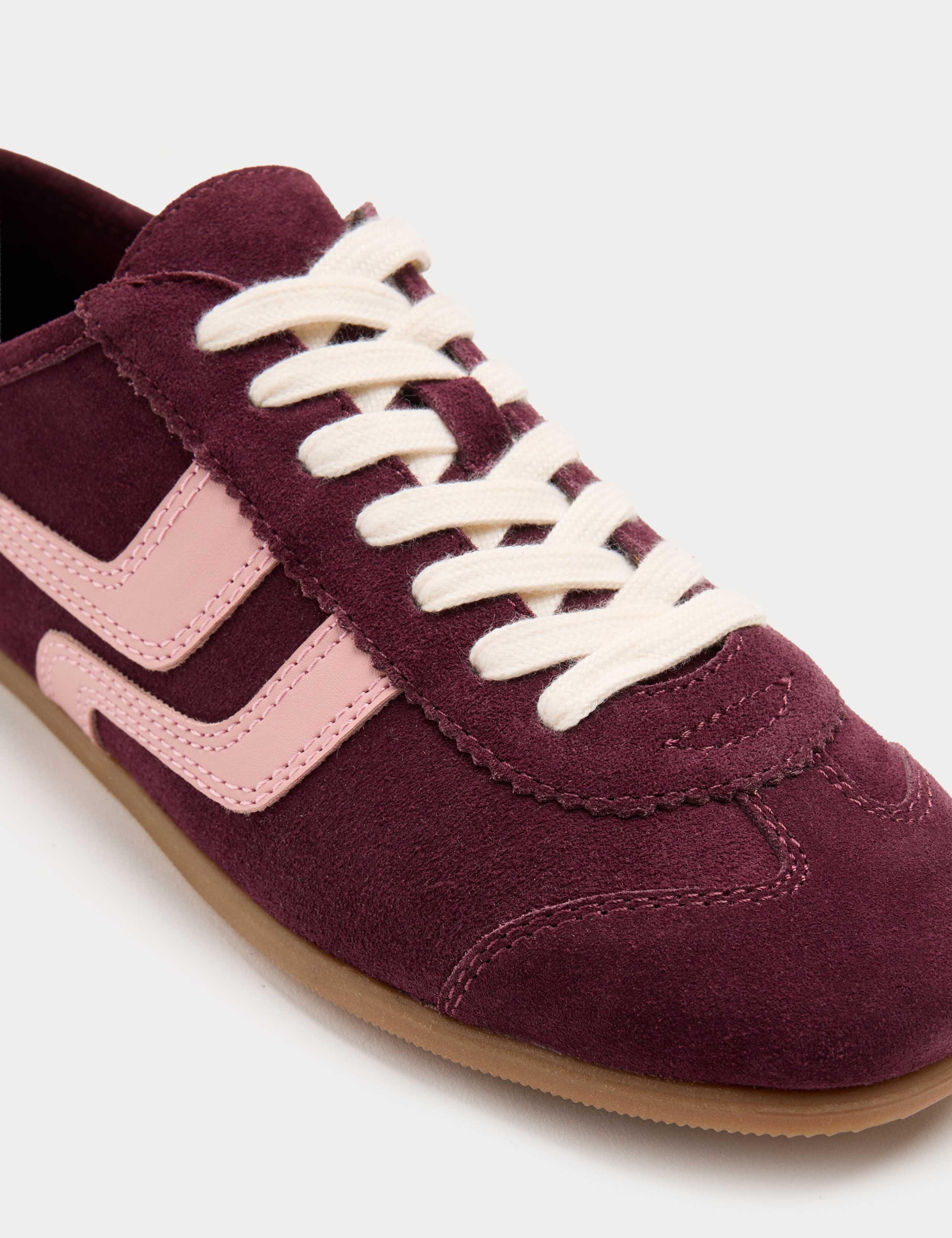 Suede Side Stripe Retro Runner Trainers 3 of 3