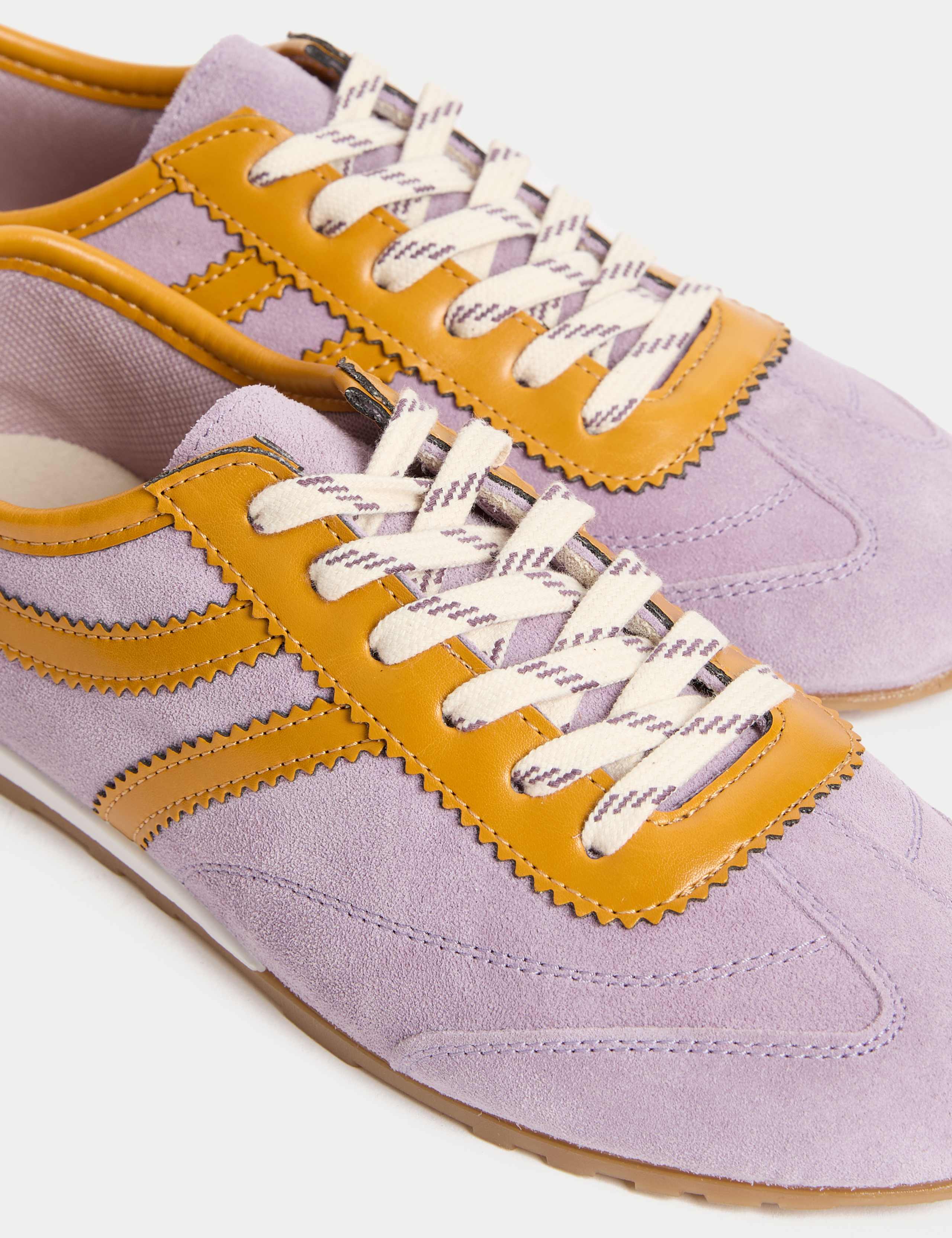 Suede Side Stripe Retro Runner Trainers 3 of 3
