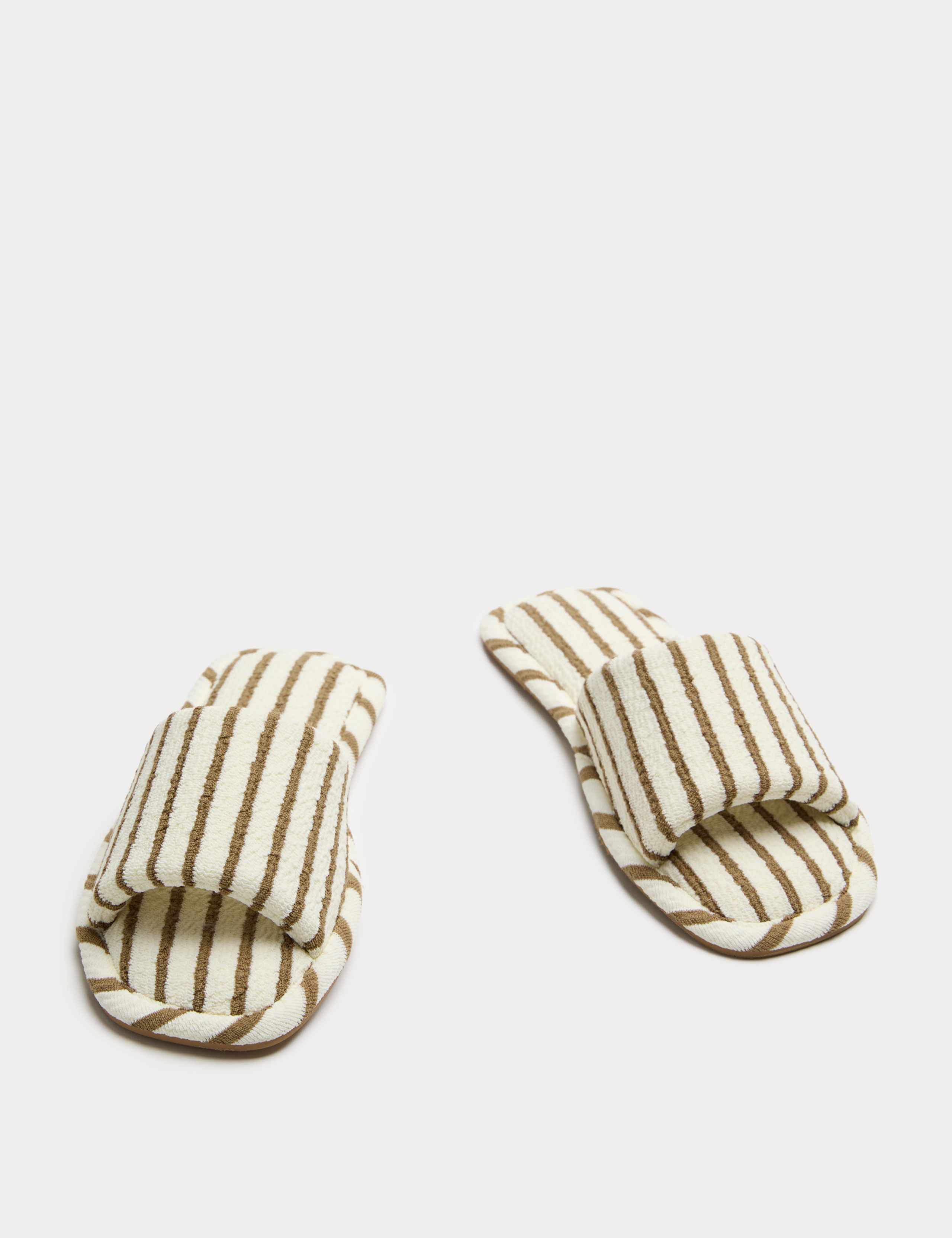 Waffle Open Toe Slider Slippers 1 of 3