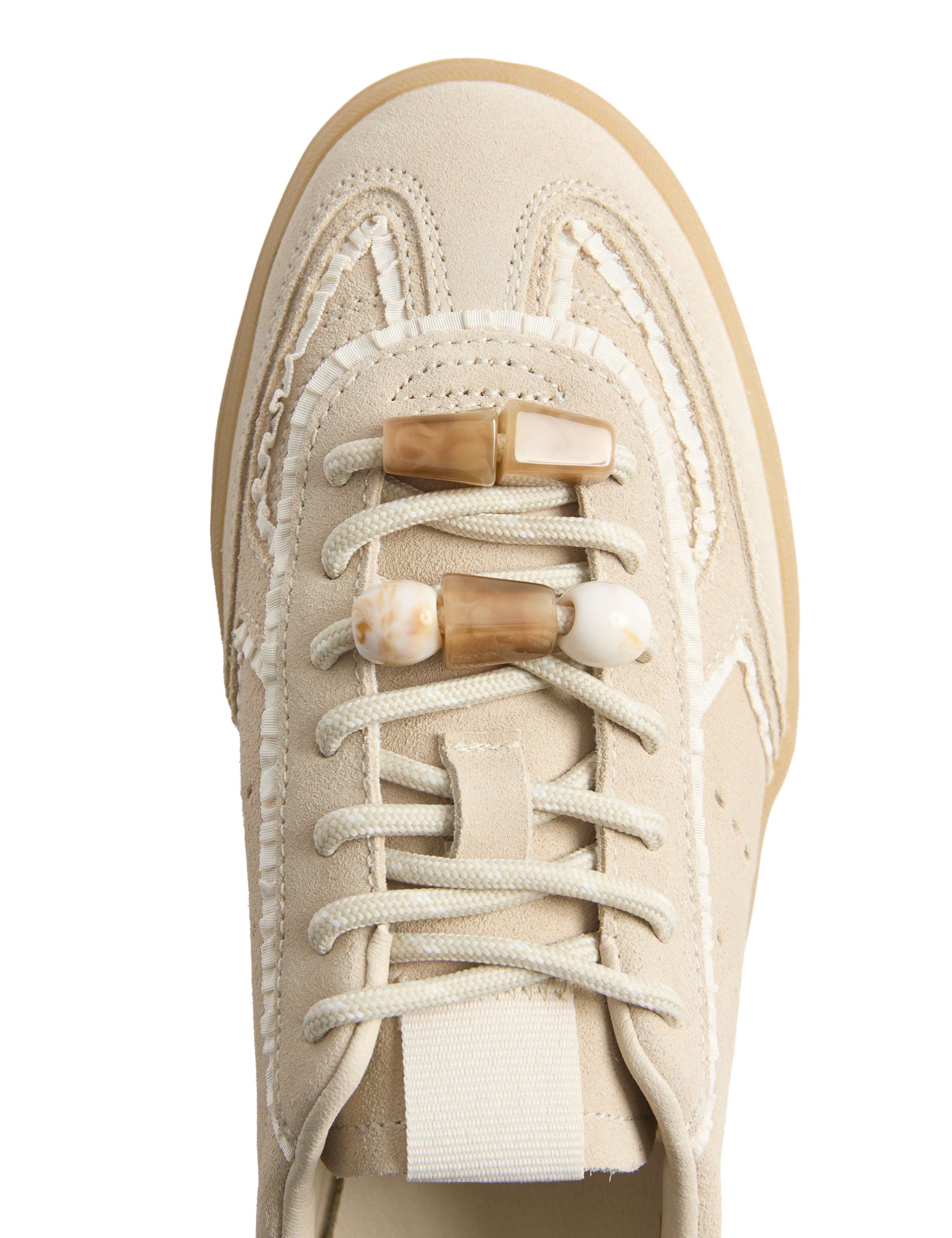 Suede Bead Detail Trainers 3 of 3
