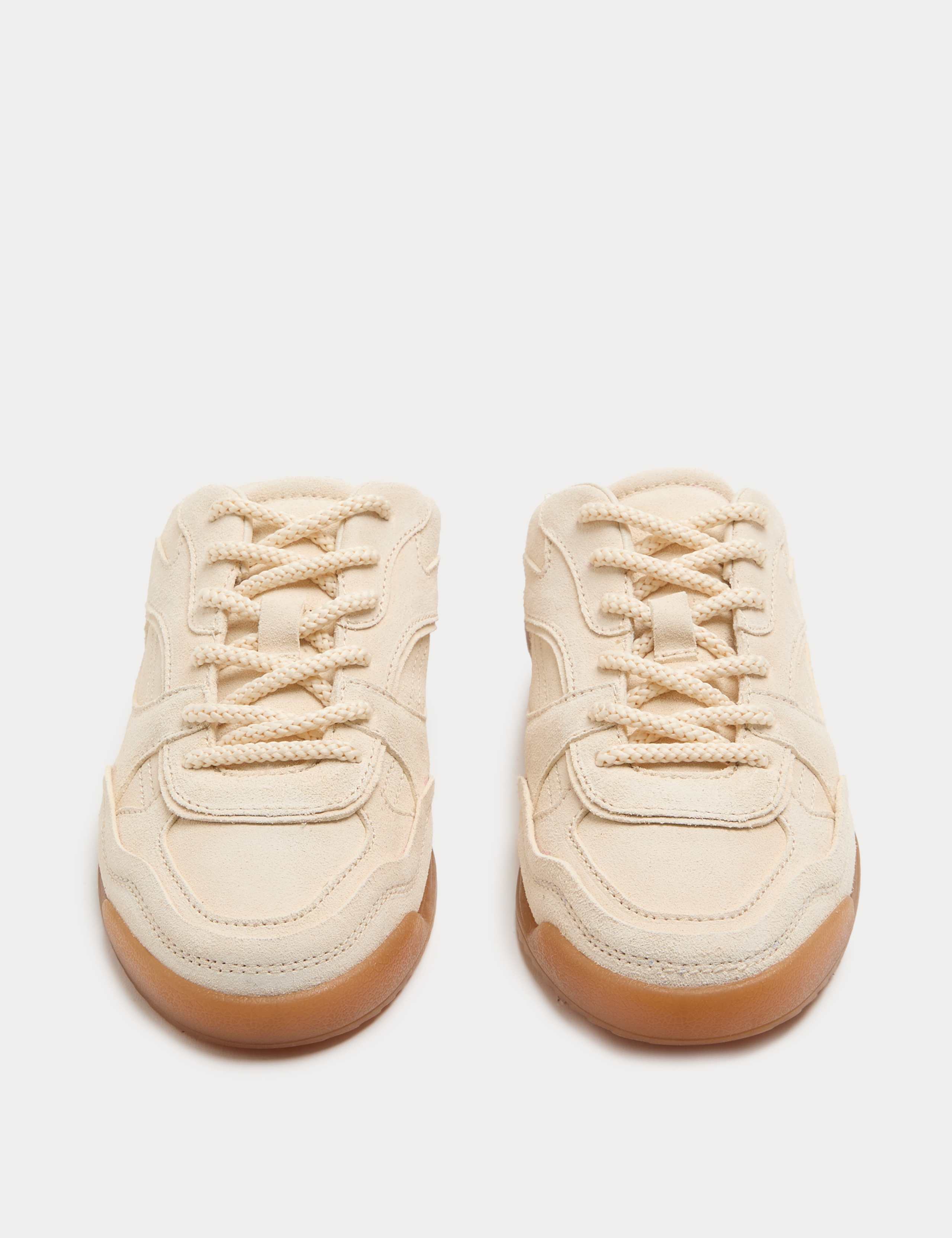 Suede Slip On Mule Trainers 3 of 3