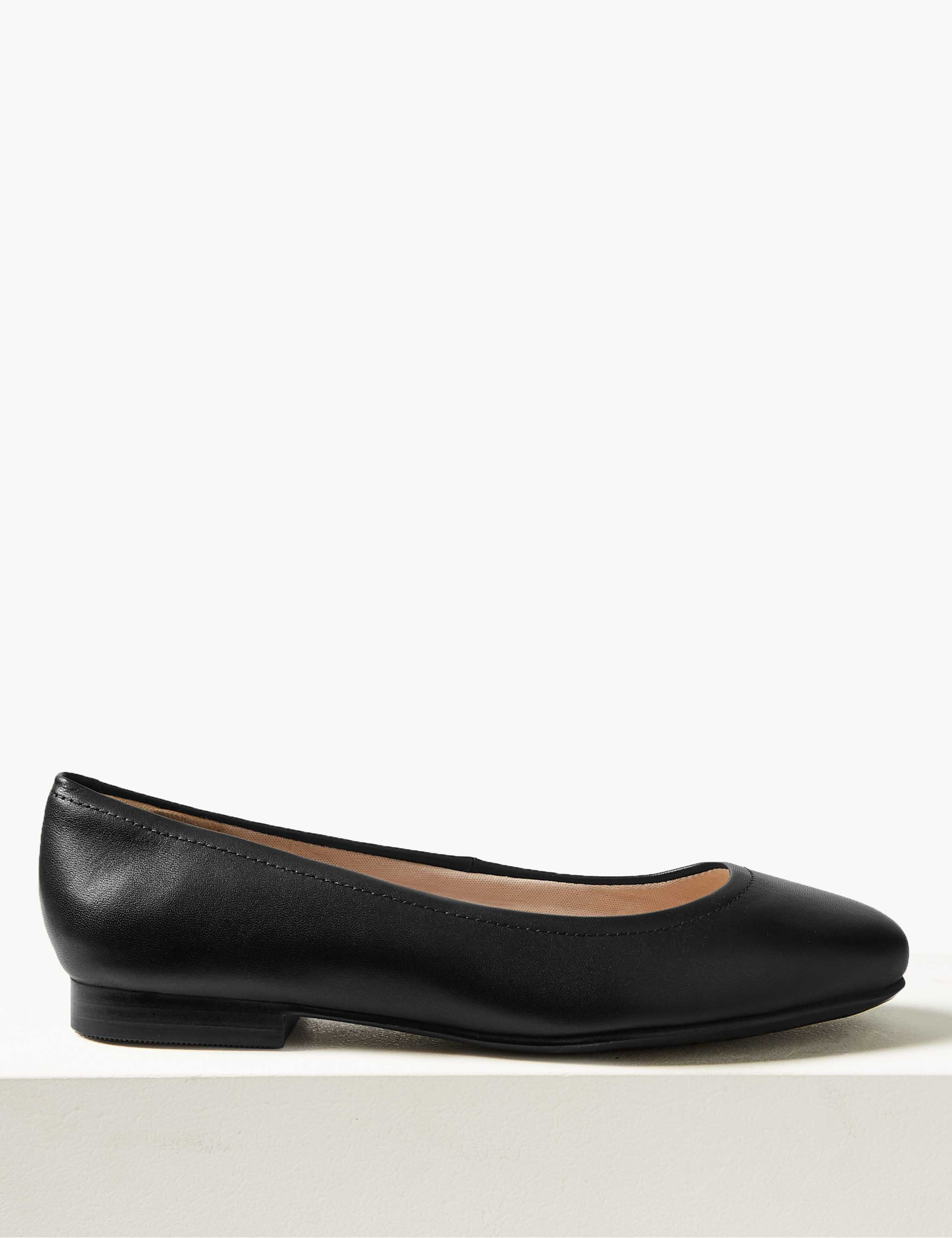 Wide Fit Leather Pumps 2 of 5