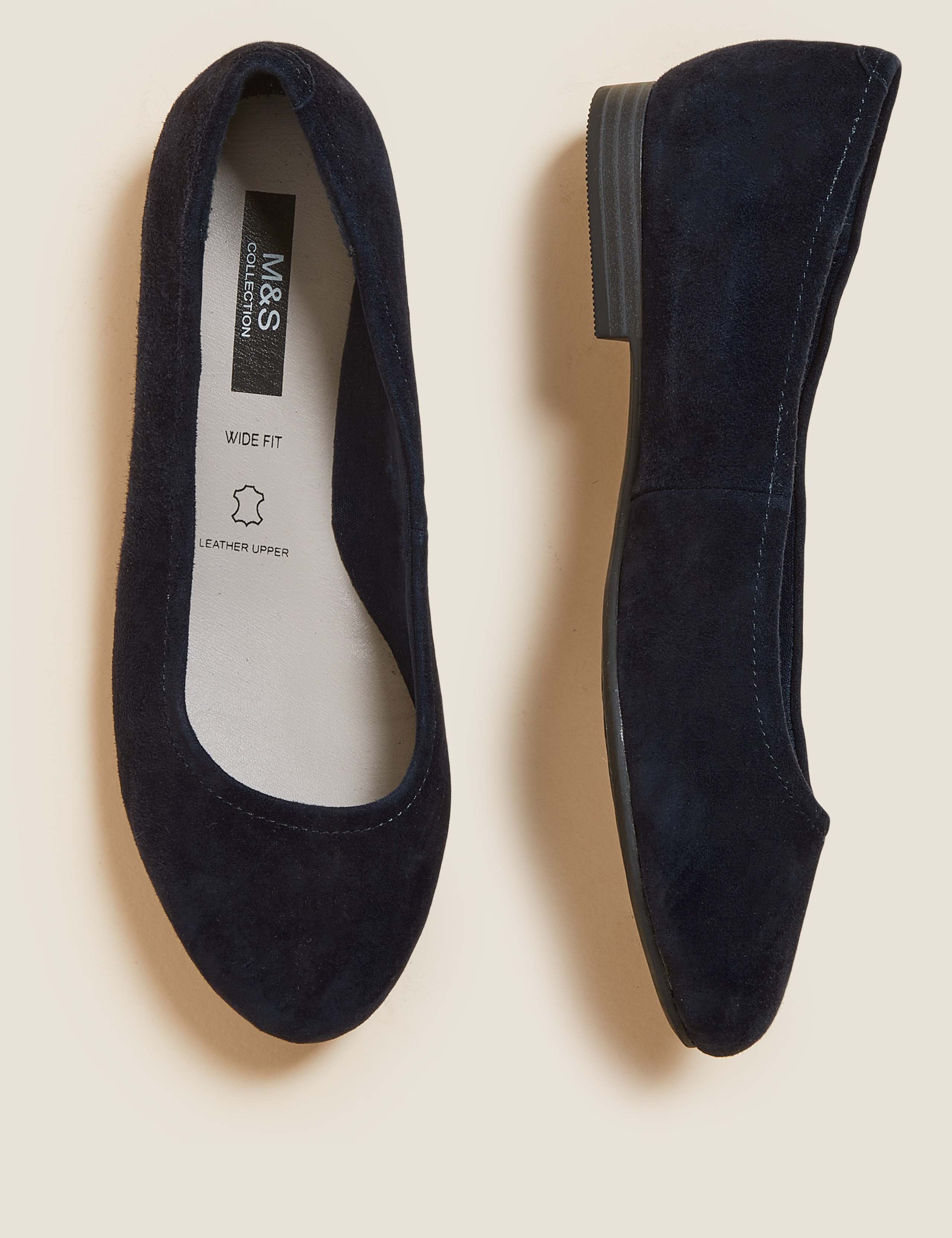 Wide Fit Suede Pumps 3 of 6