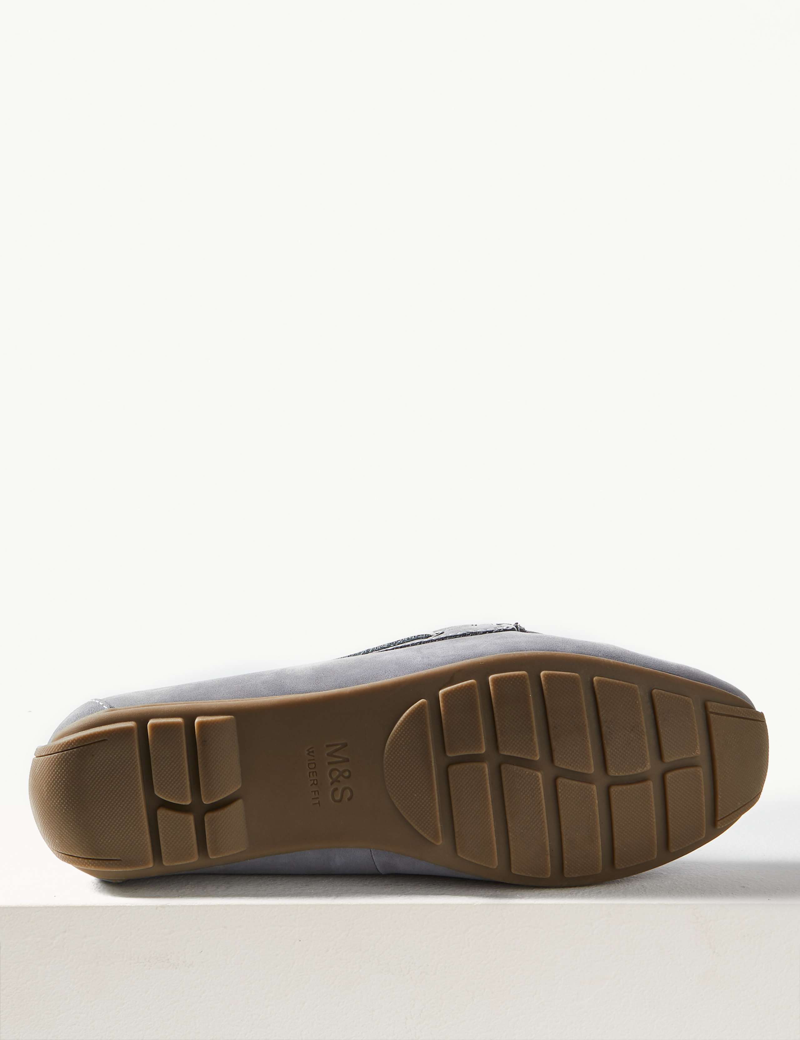 Wide Fit Leather Tassel Boat Shoes 5 of 6