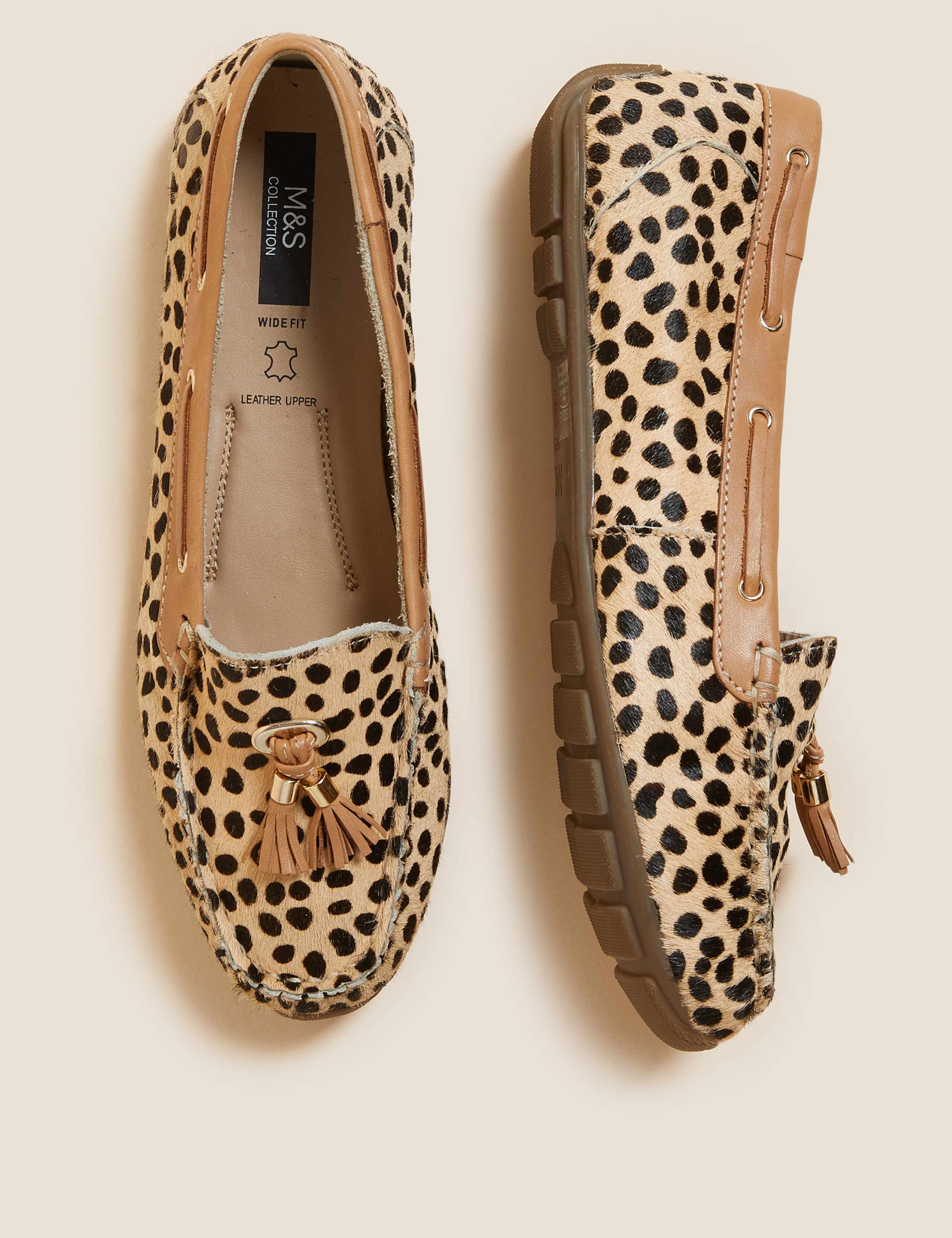 Wide Fit Suede Boat Shoes 2 of 5