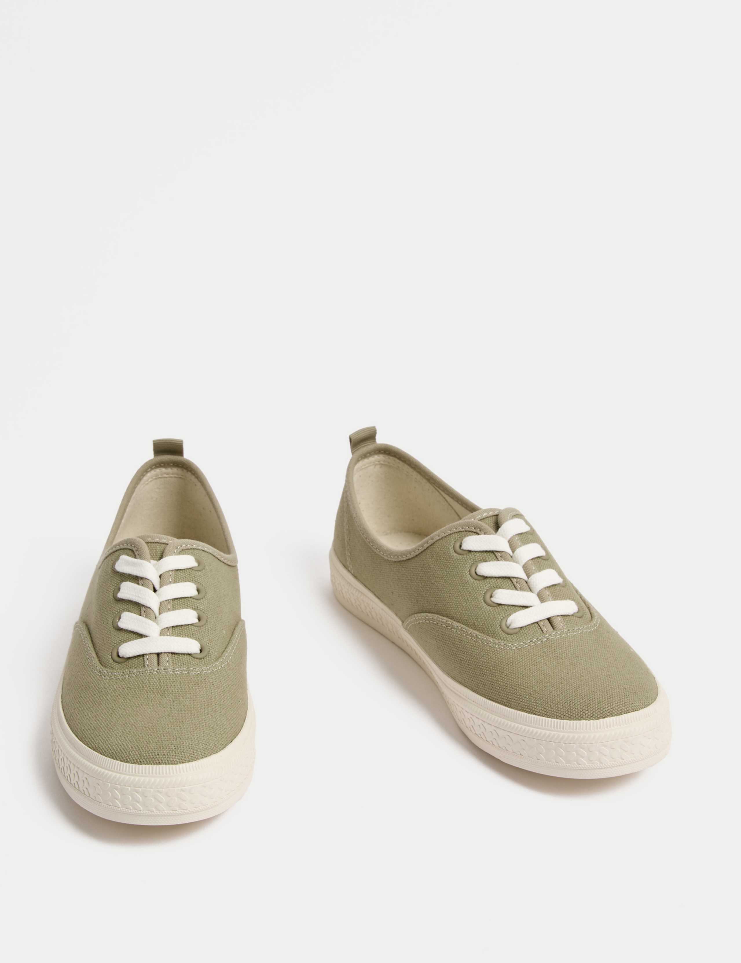 Canvas Lace Up Trainers 2 of 3