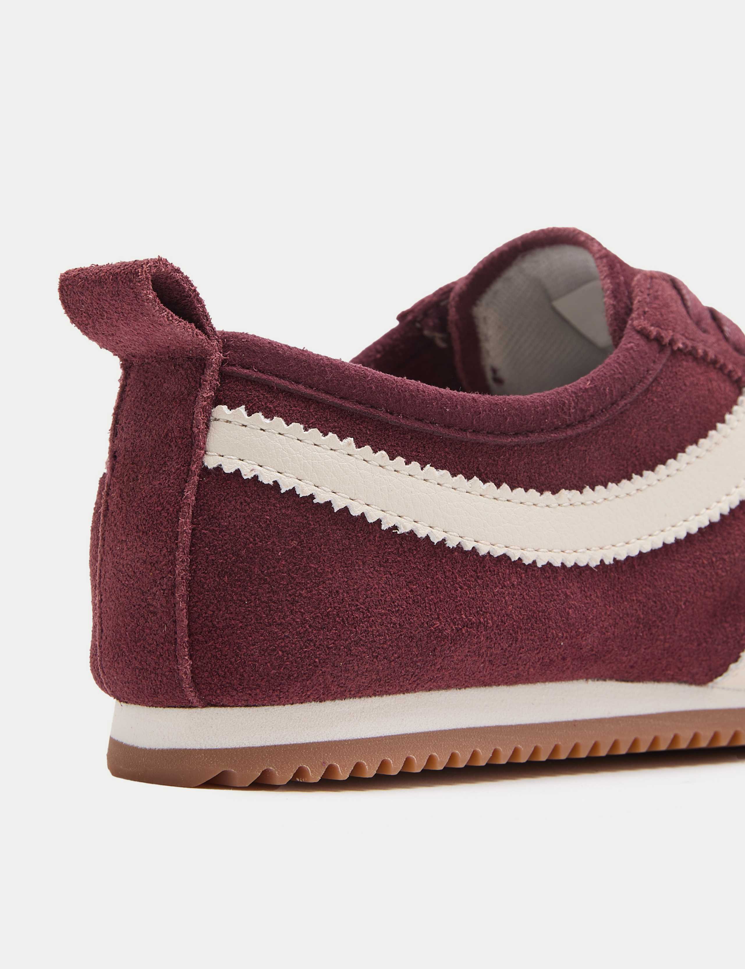 Suede Lace Up Side Detail Runner Trainers 3 of 3