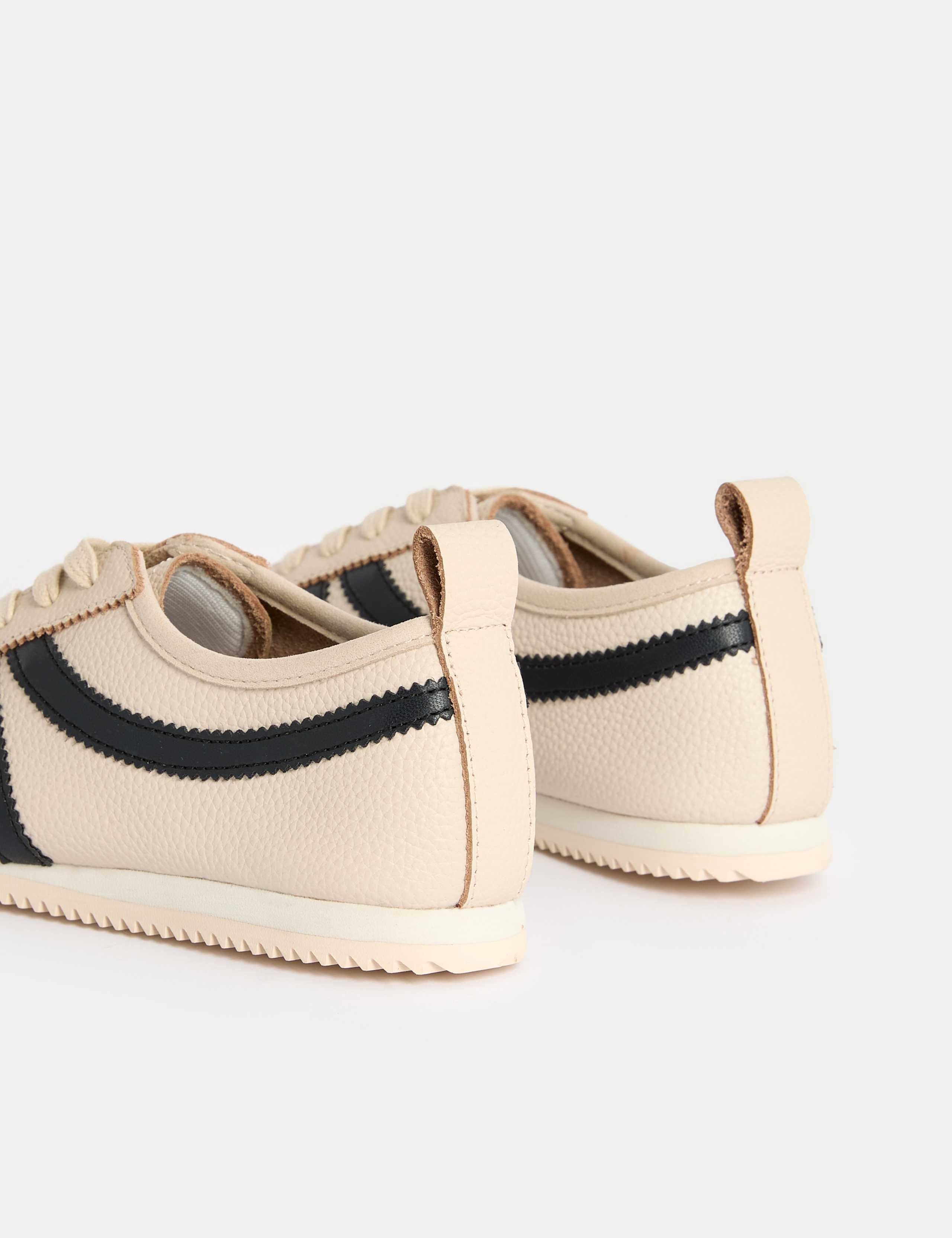Leather Stripe Trainers 3 of 3
