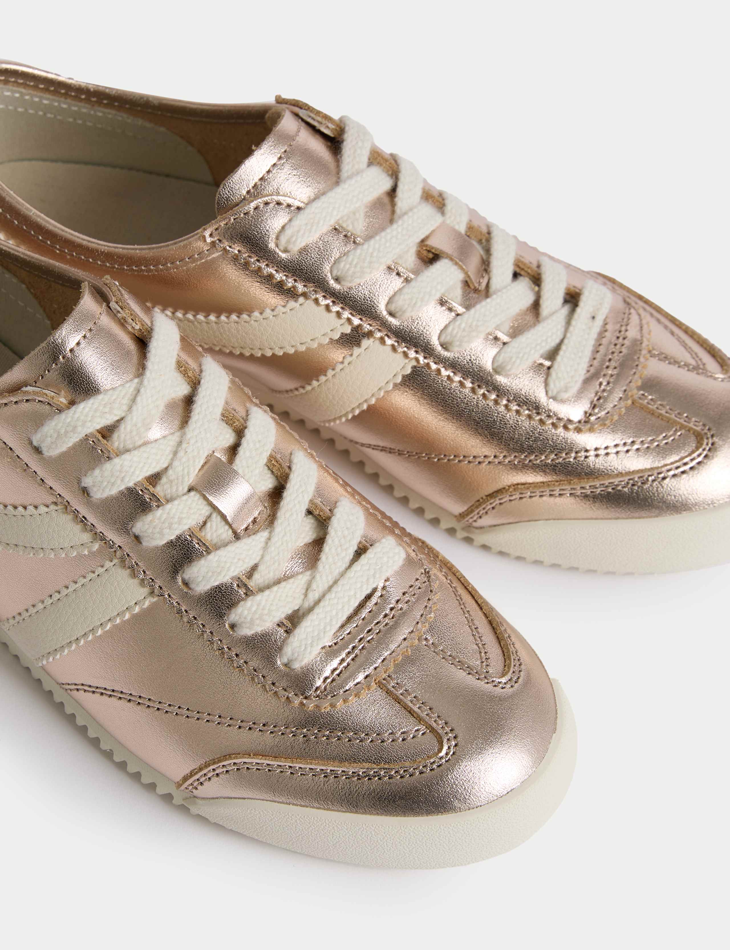 Leather Stripe Trainers 3 of 3