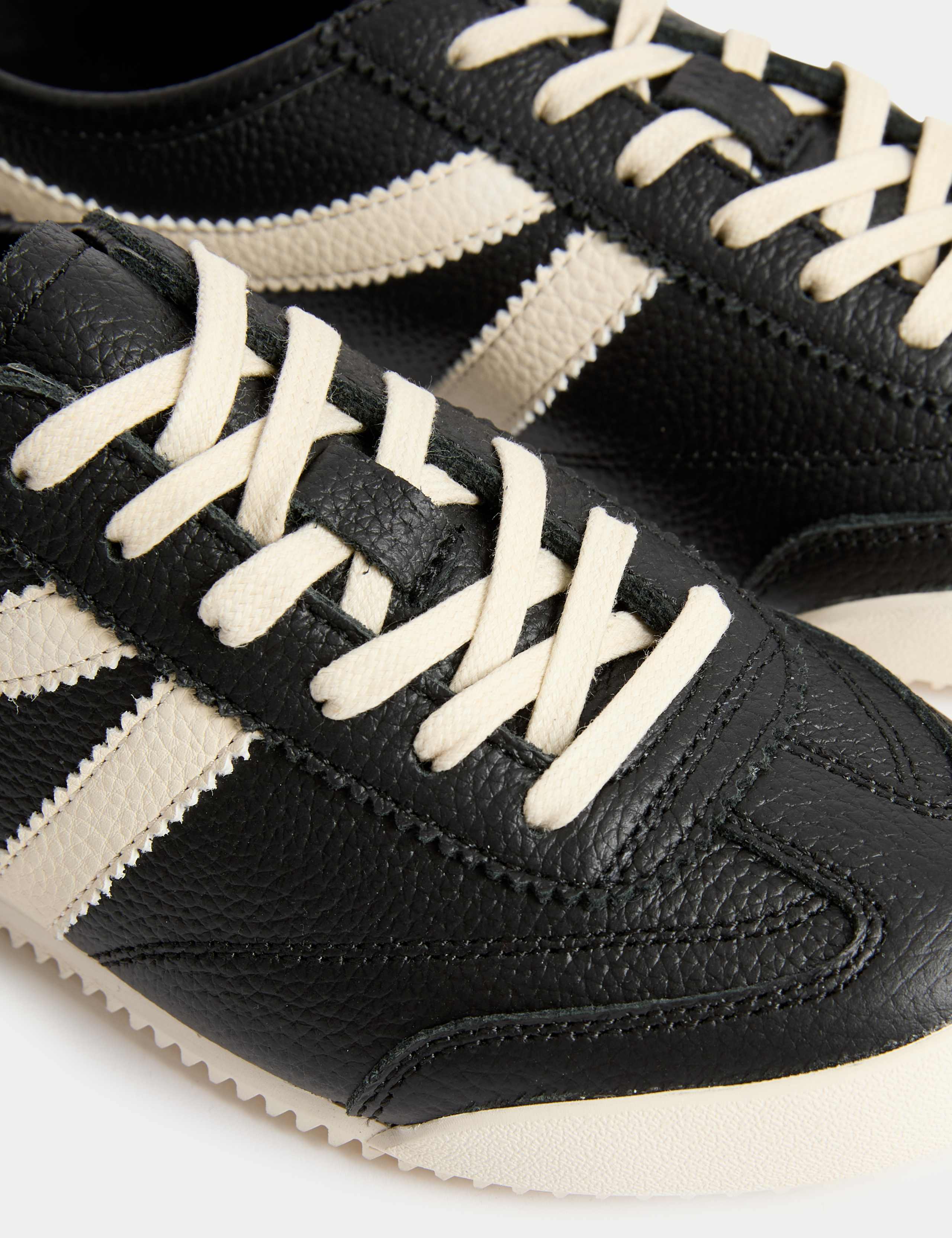 Leather Stripe Trainers 3 of 3