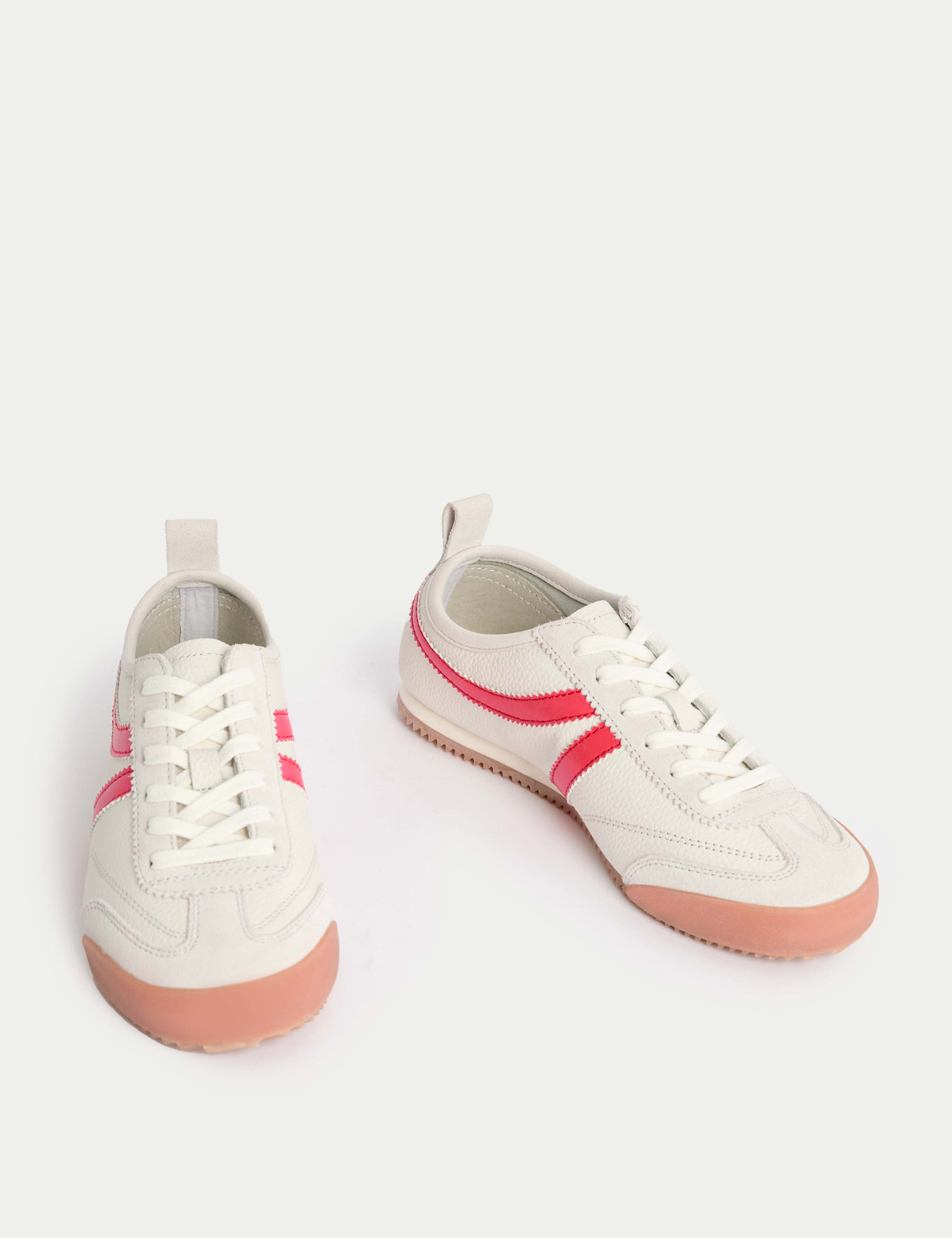 Leather Stripe Trainers 2 of 3