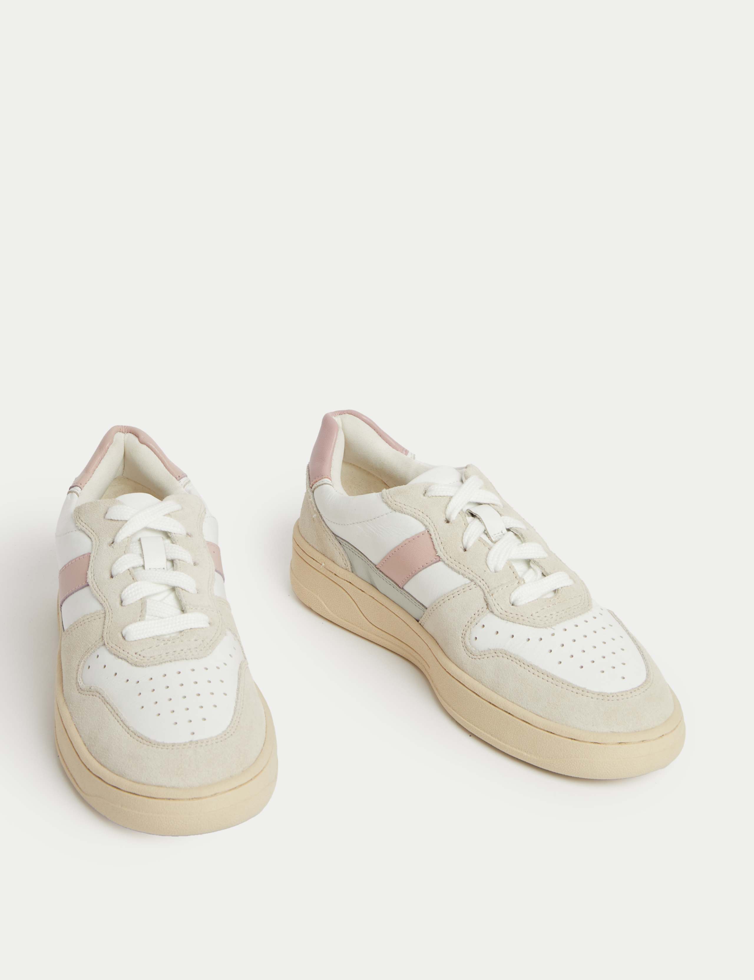 Leather Side Detail Trainers 2 of 3