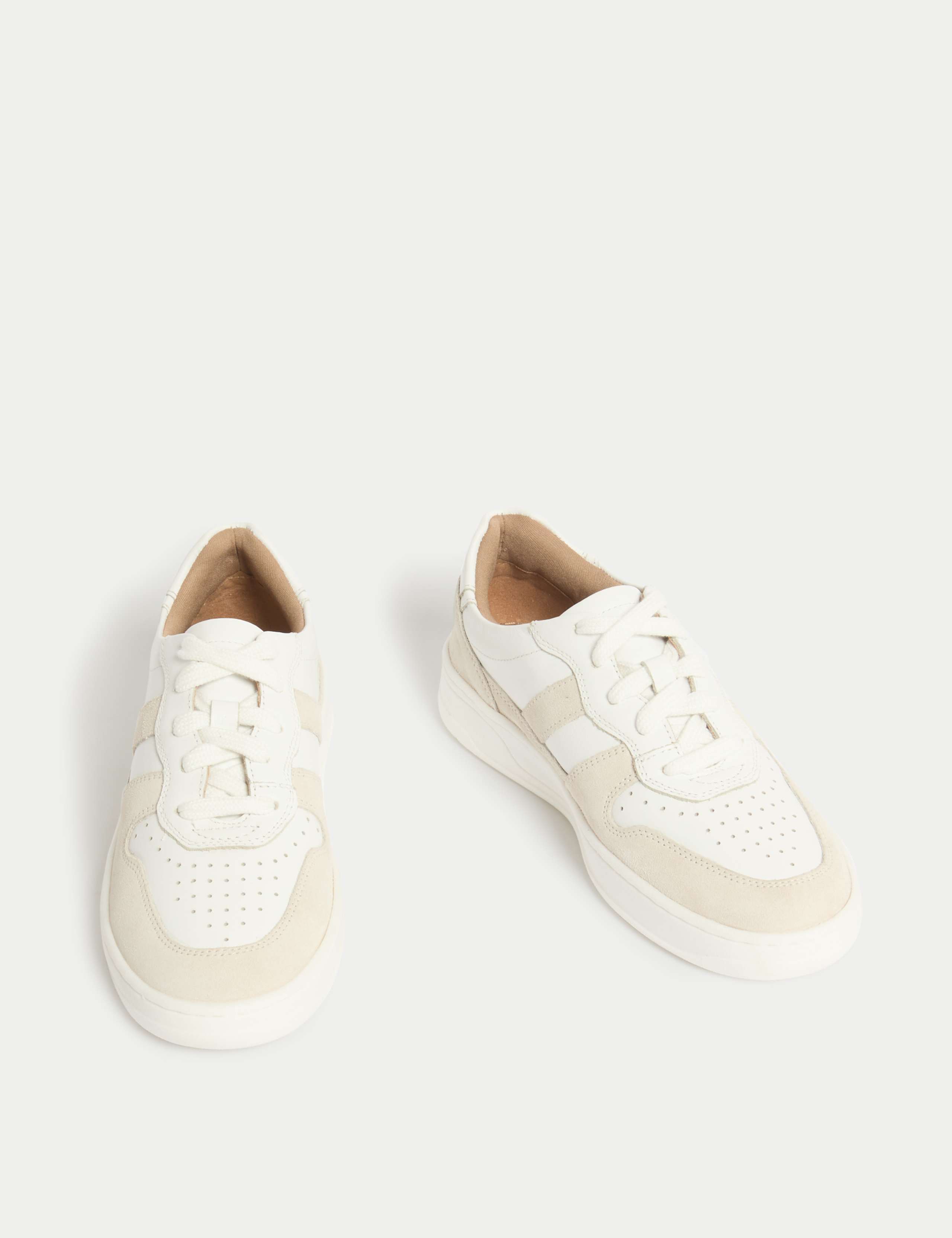 Leather Side Detail Trainers 2 of 3