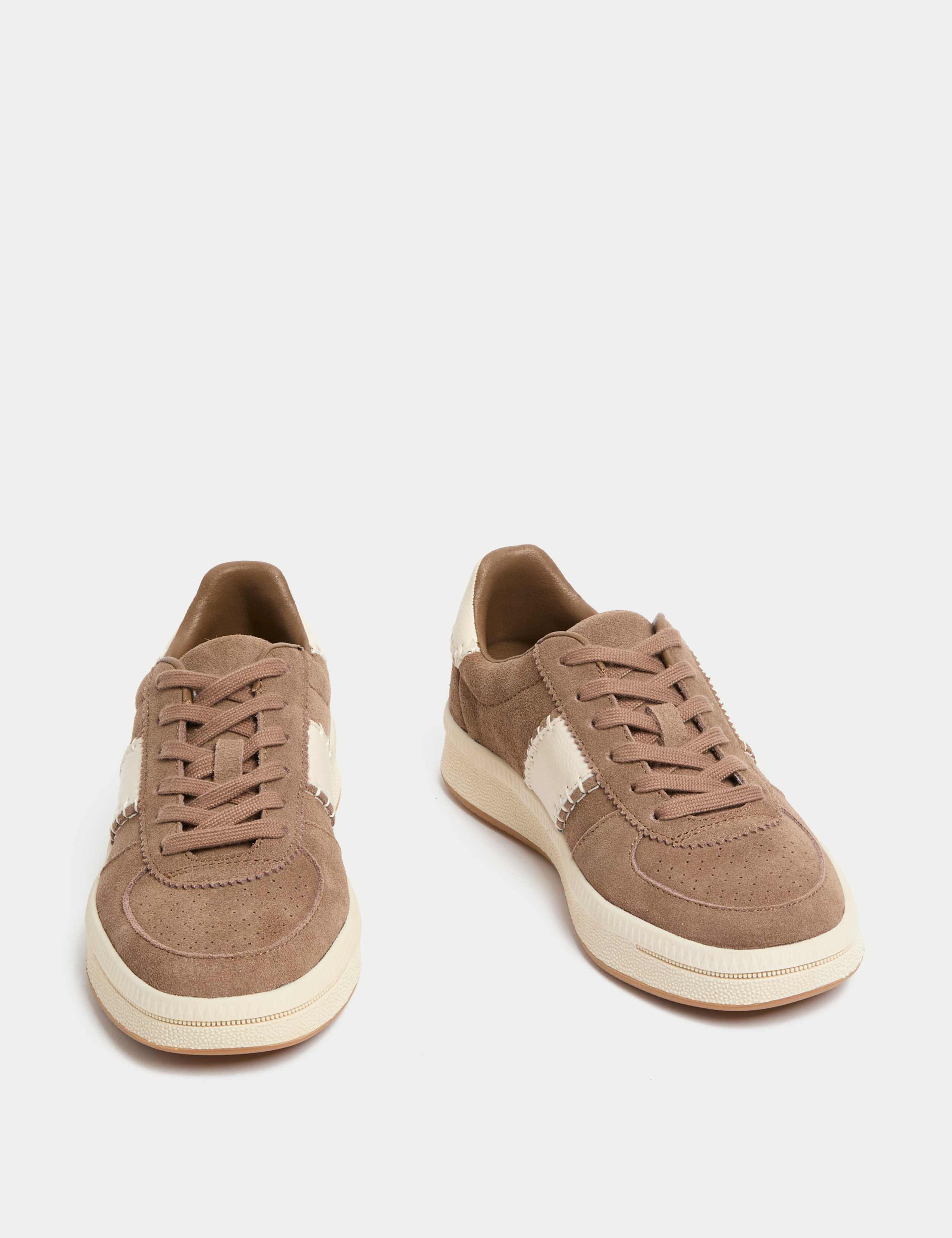 Suede Side Detail Platform Trainers 2 of 3