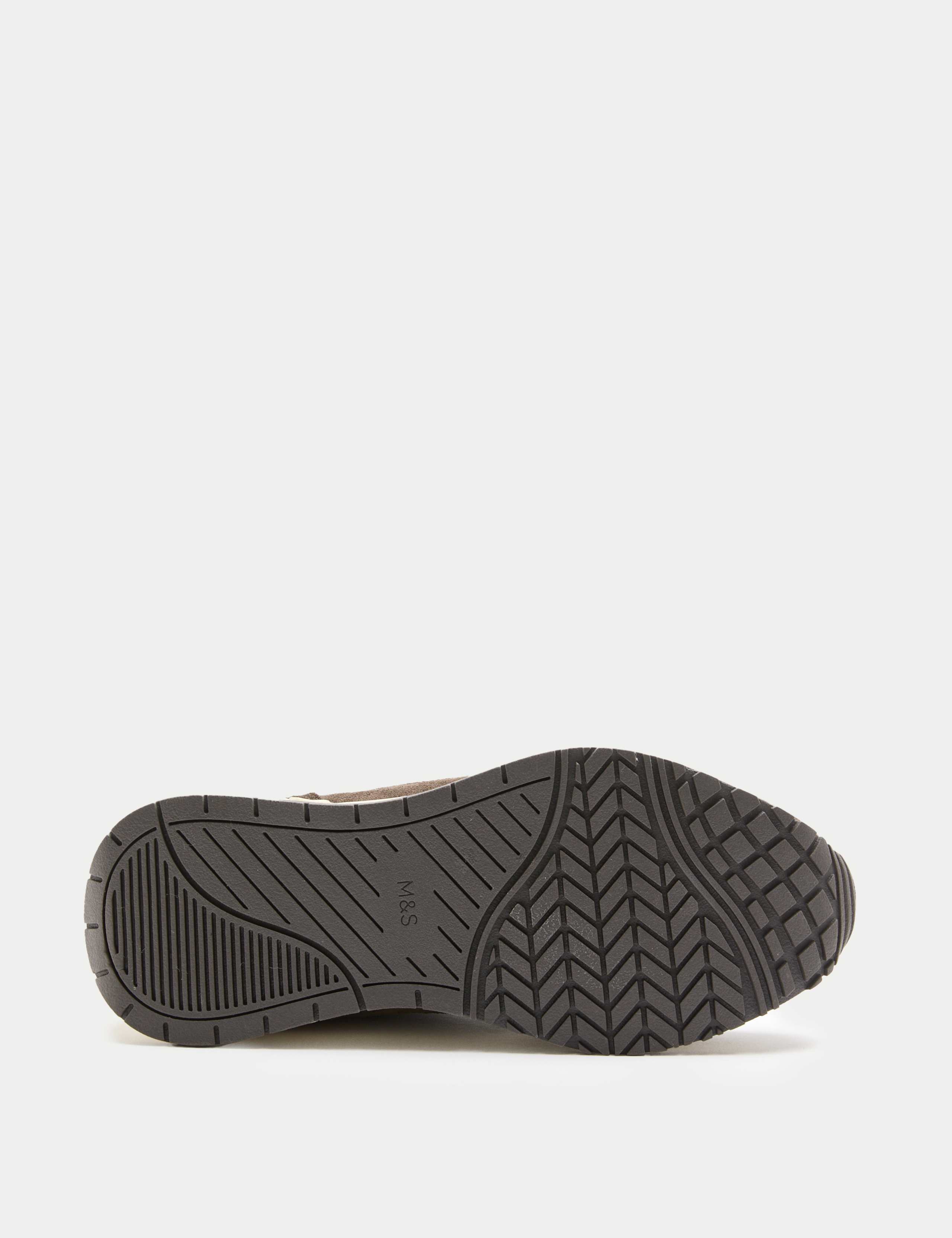 Suede Panel Lace-Up Trainers 3 of 4