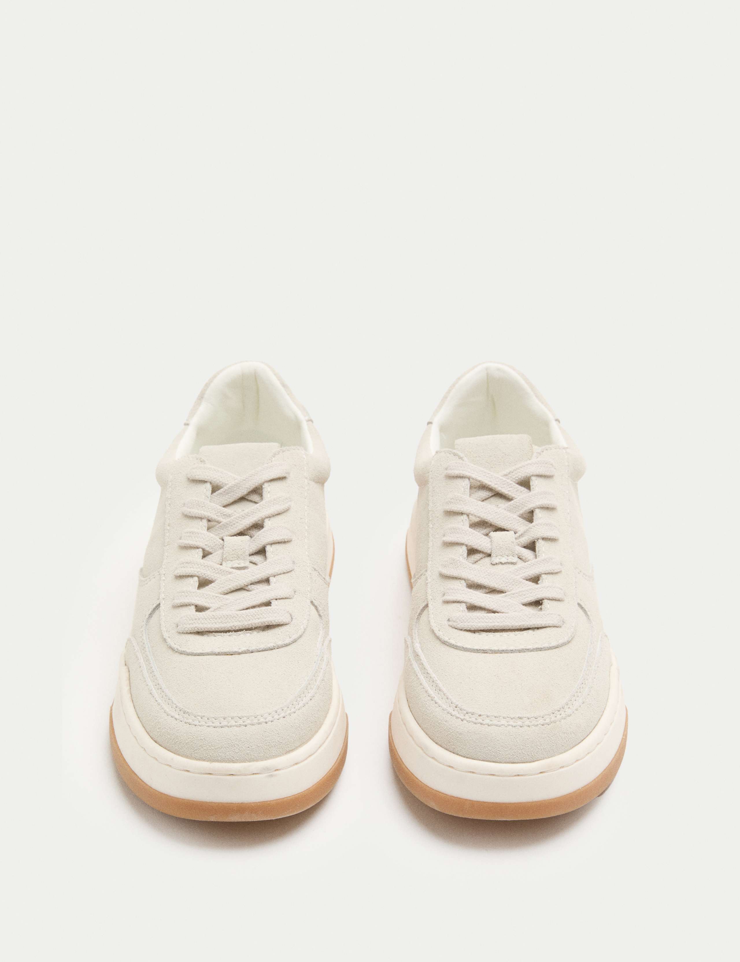 Suede Lace Up Skate Trainers 2 of 3