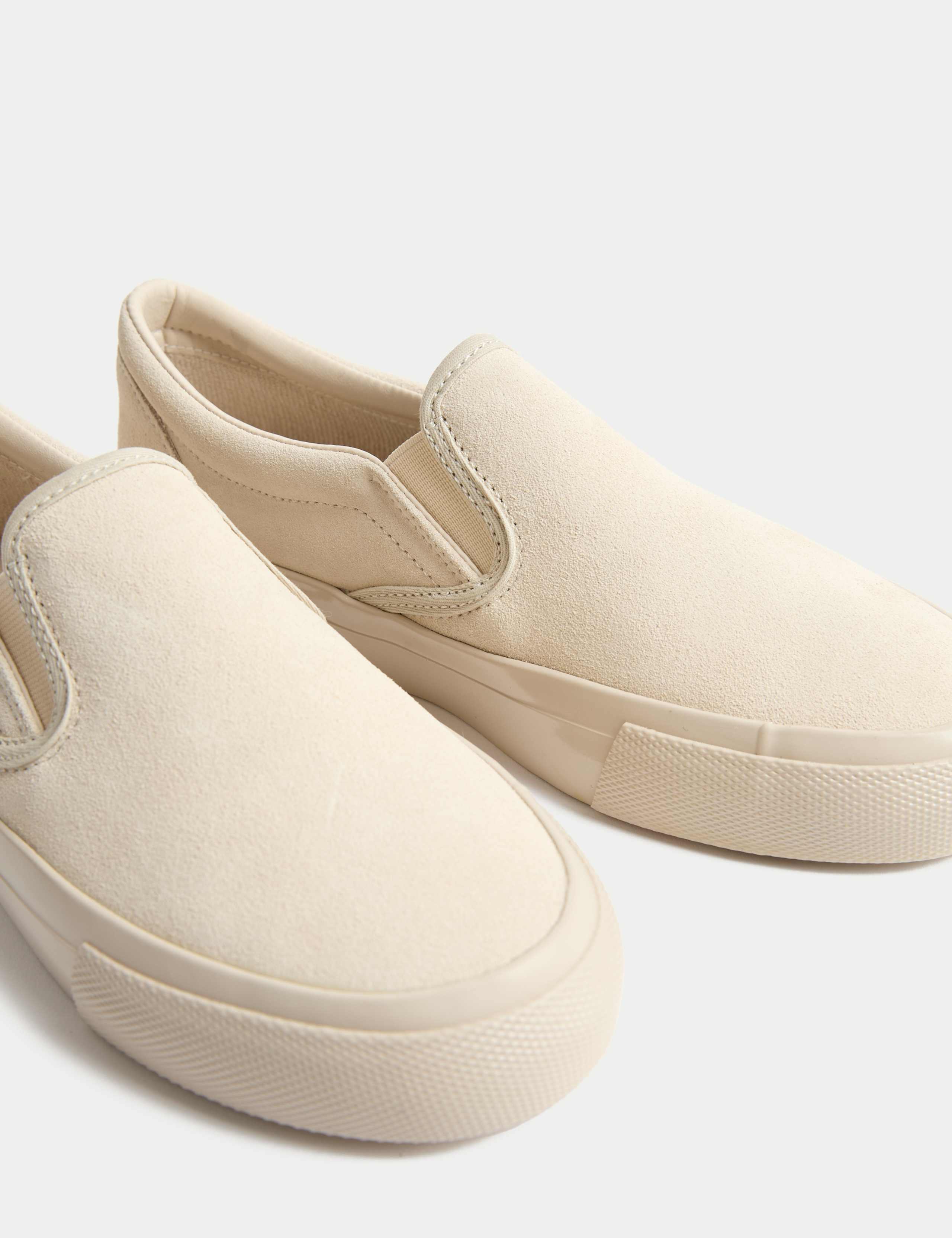 Suede Slip On Trainers 3 of 3