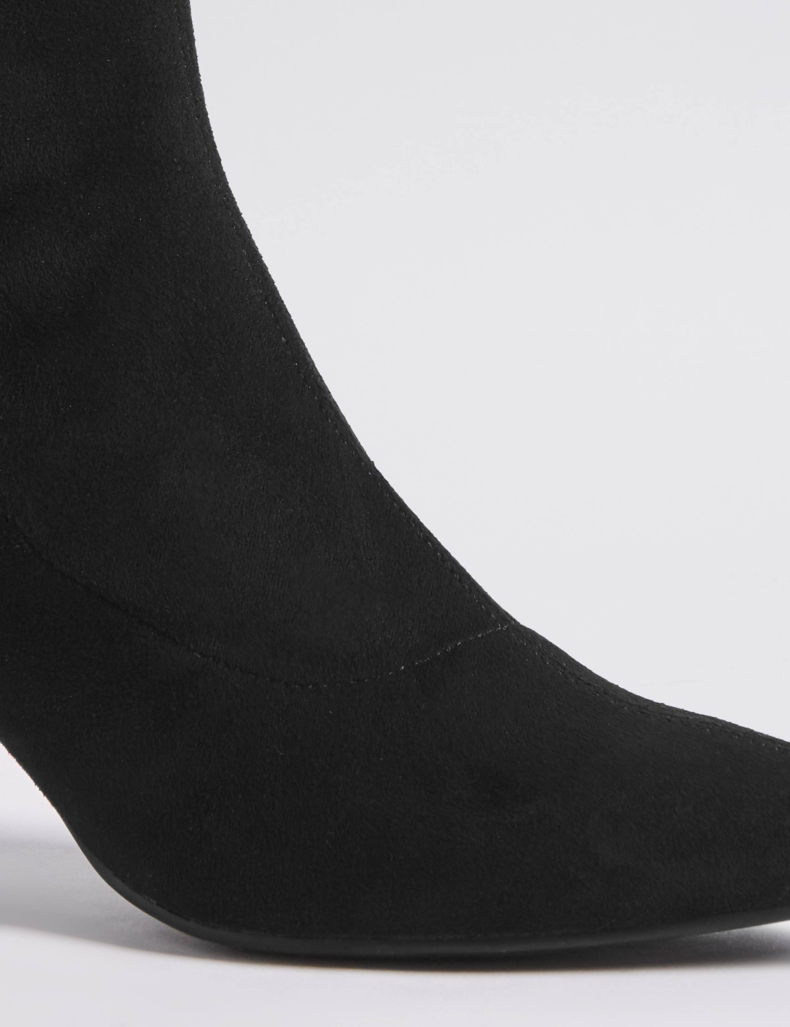 Kitten Heel Side Zip Over the Knee Boots 4 of 4