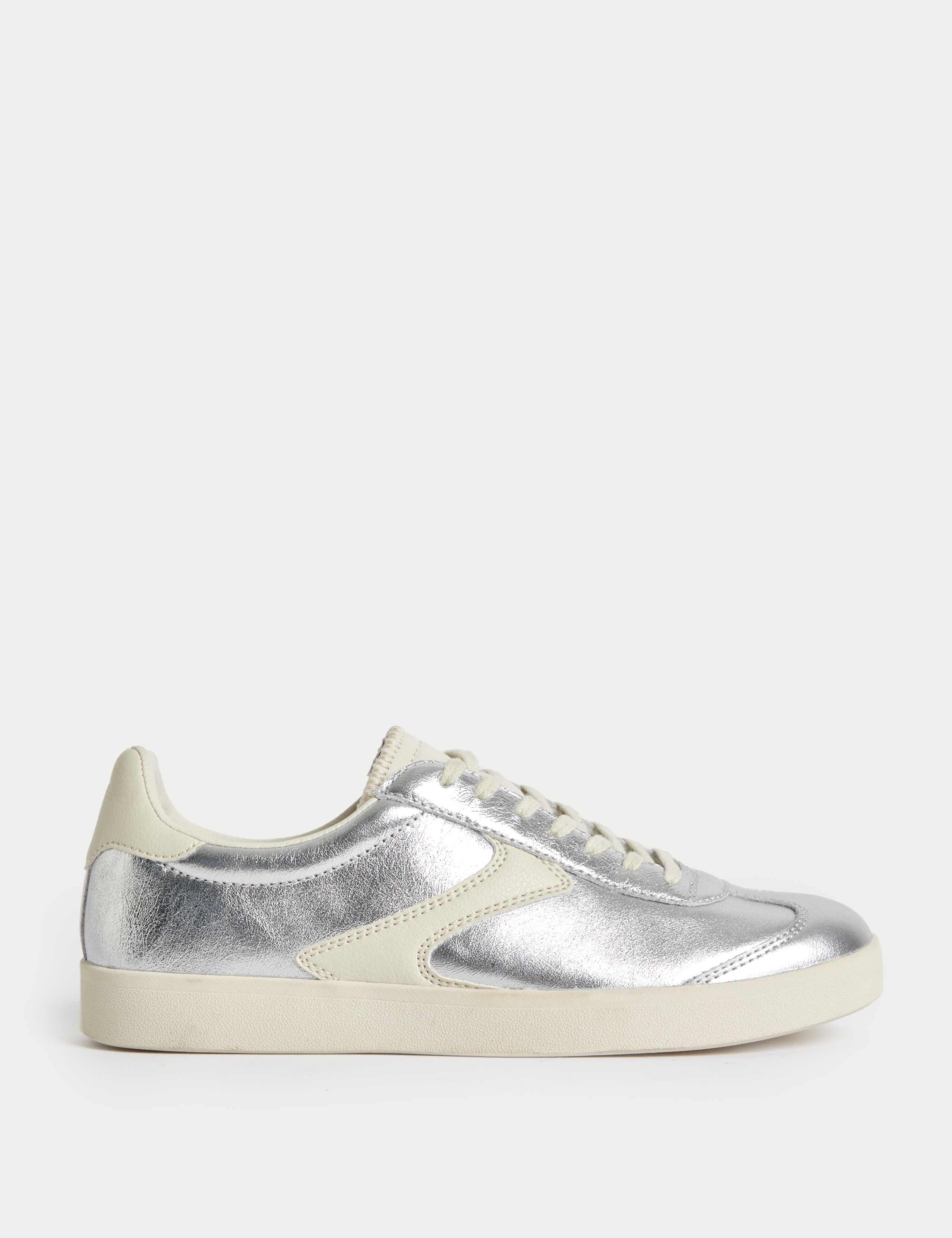 Leather Cupsole Side Detail Trainers 1 of 3