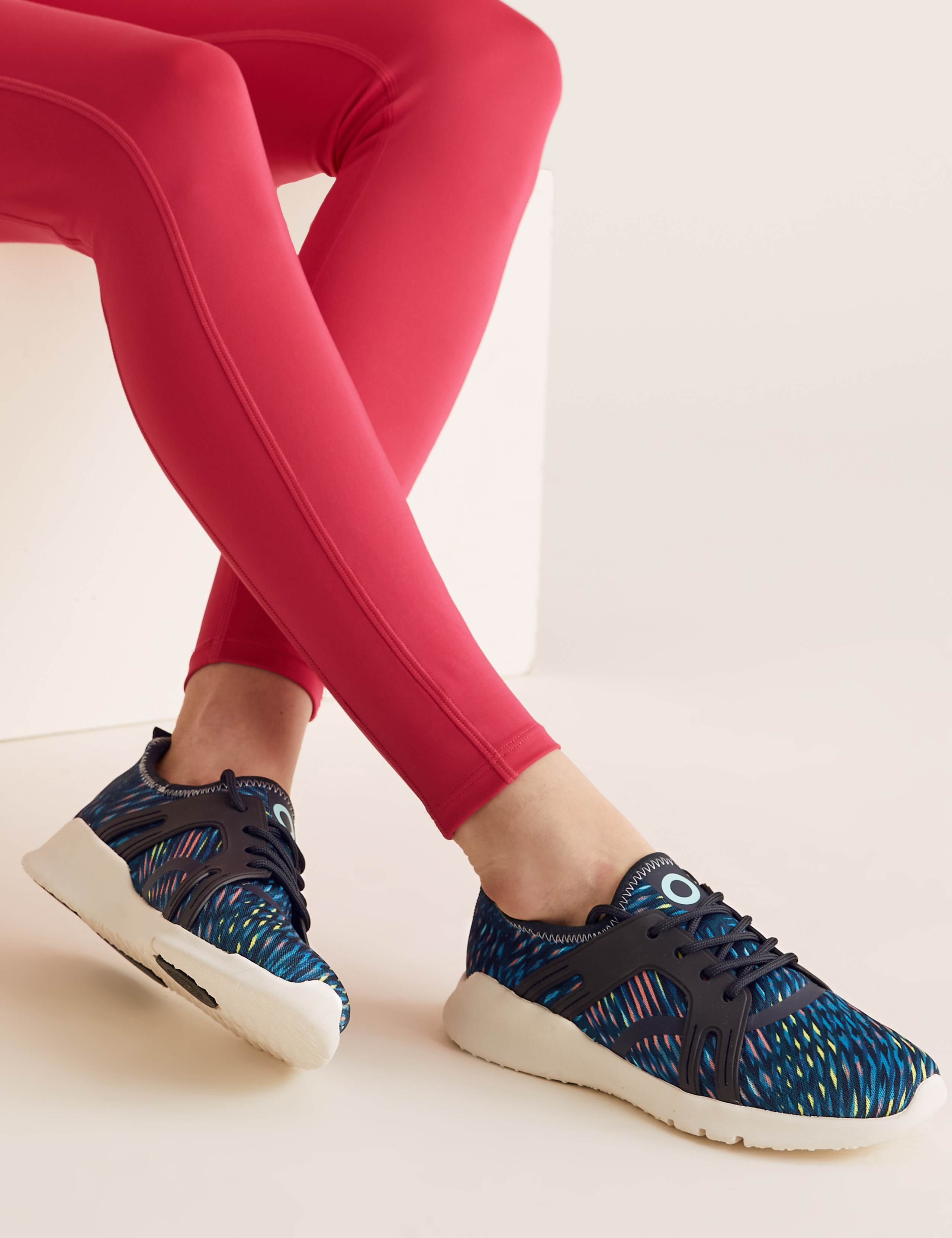 Lace Up Knitted Trainers 1 of 6
