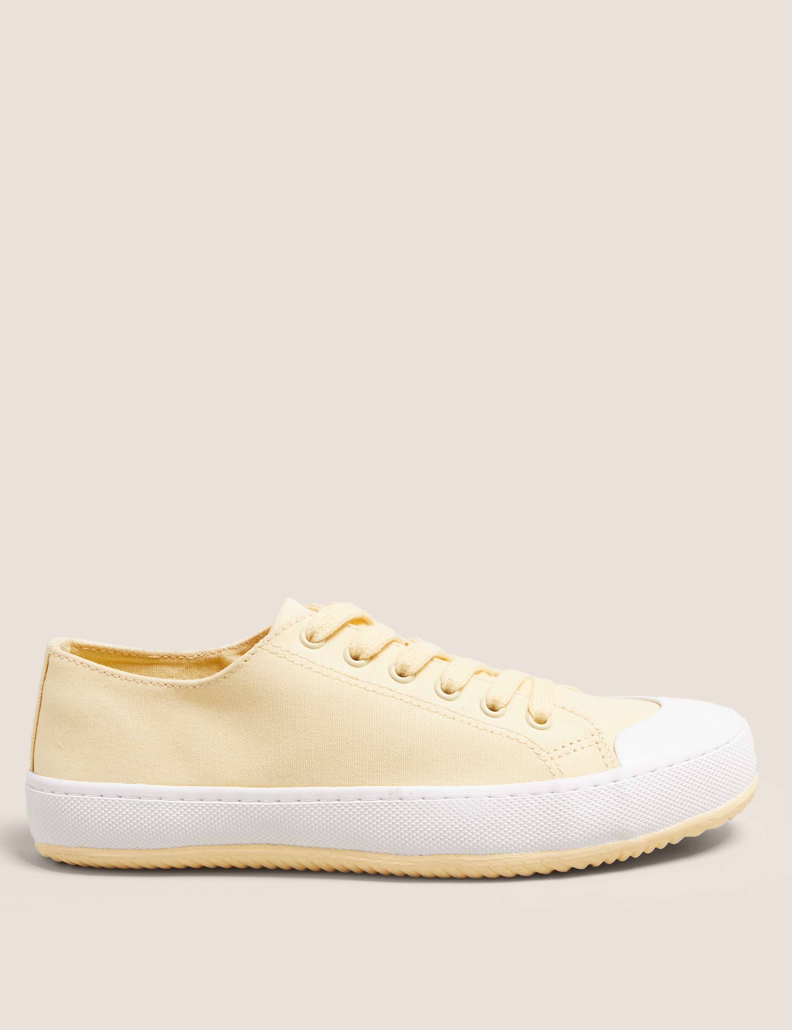 Lace Up Canvas Trainers 4 of 5