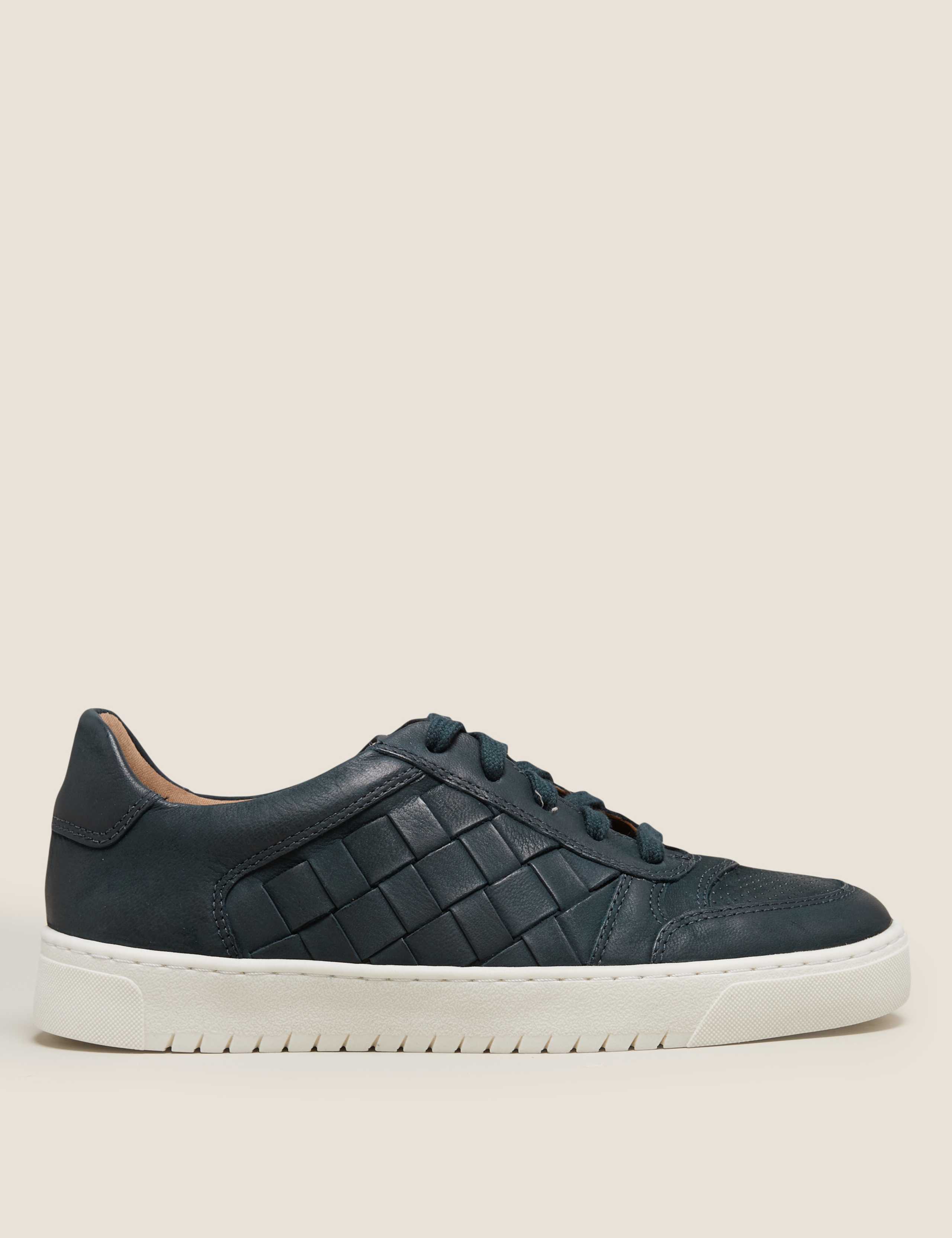 Lace Up Leather Trainers 4 of 4
