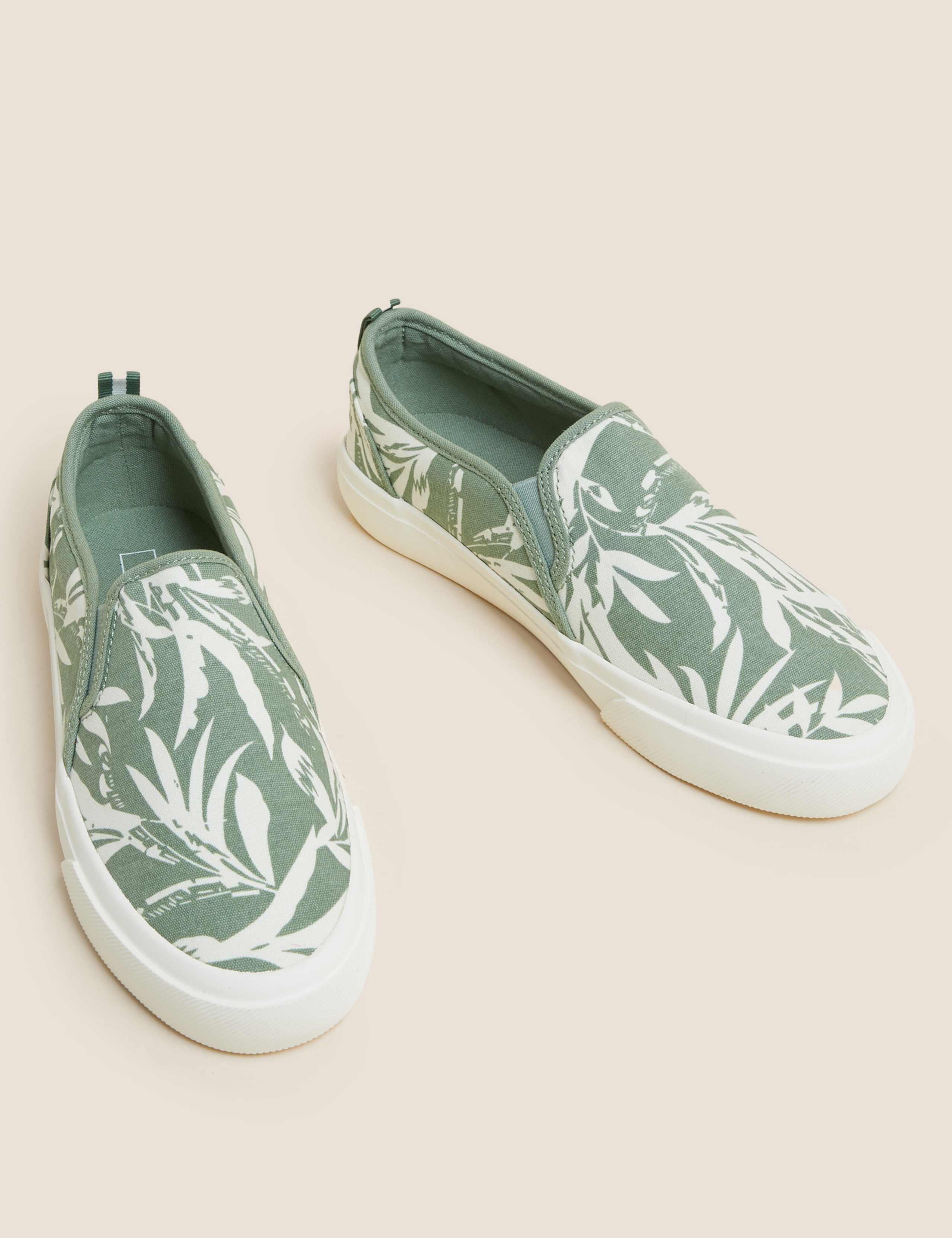 Canvas Slip On Trainers 2 of 3