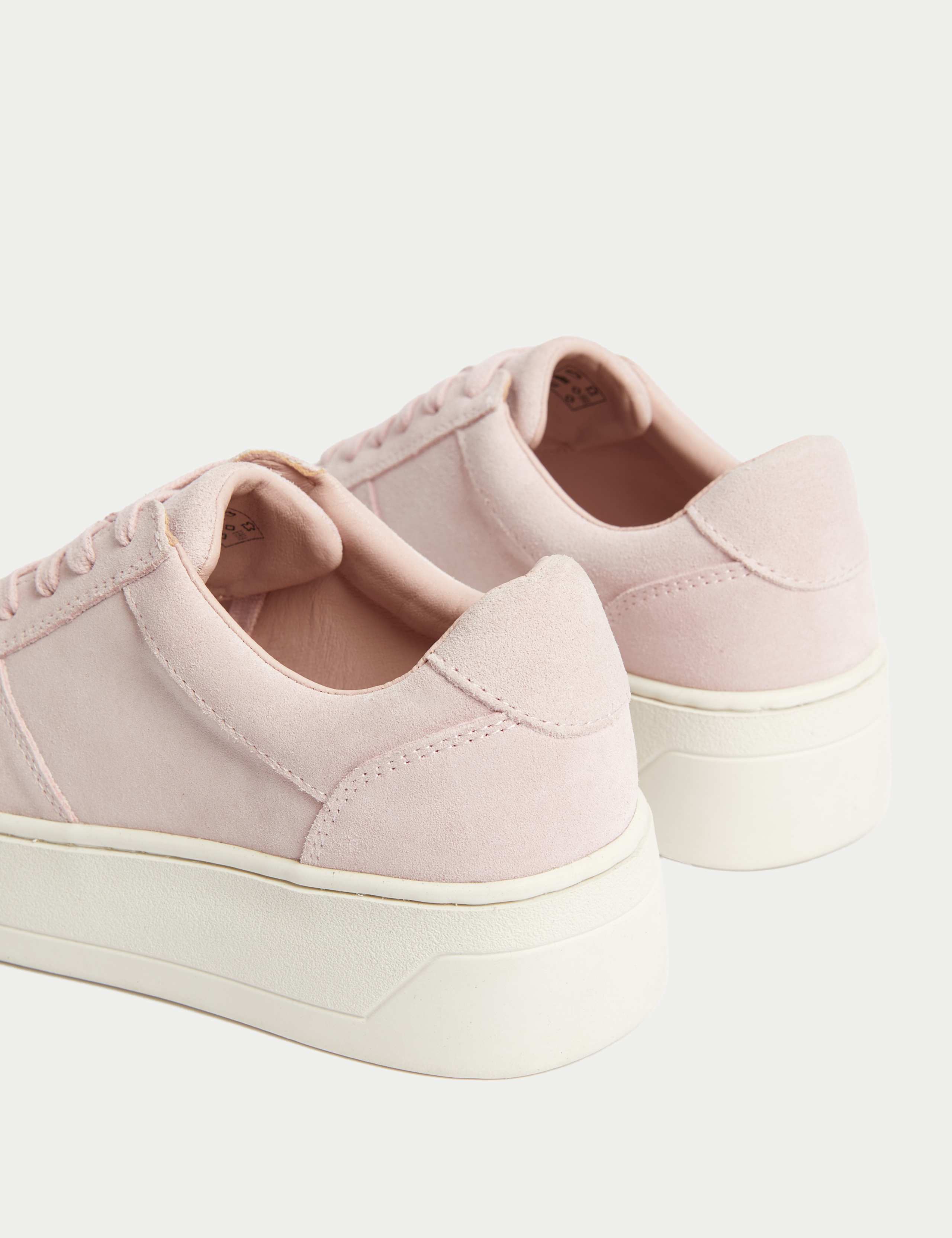 Leather Lace Up Chunky Trainers 3 of 3