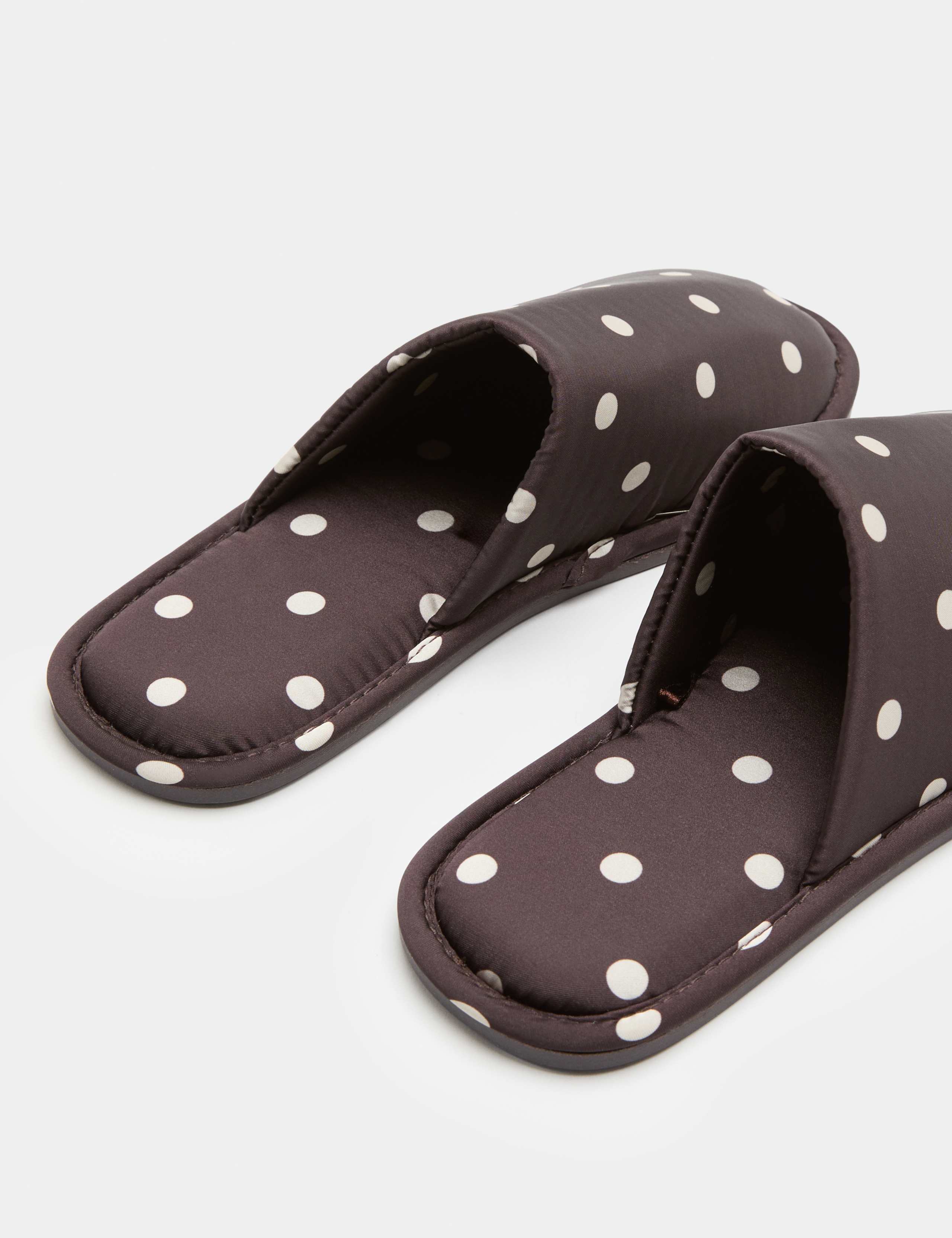 Polka Dot Mule Slippers 3 of 3