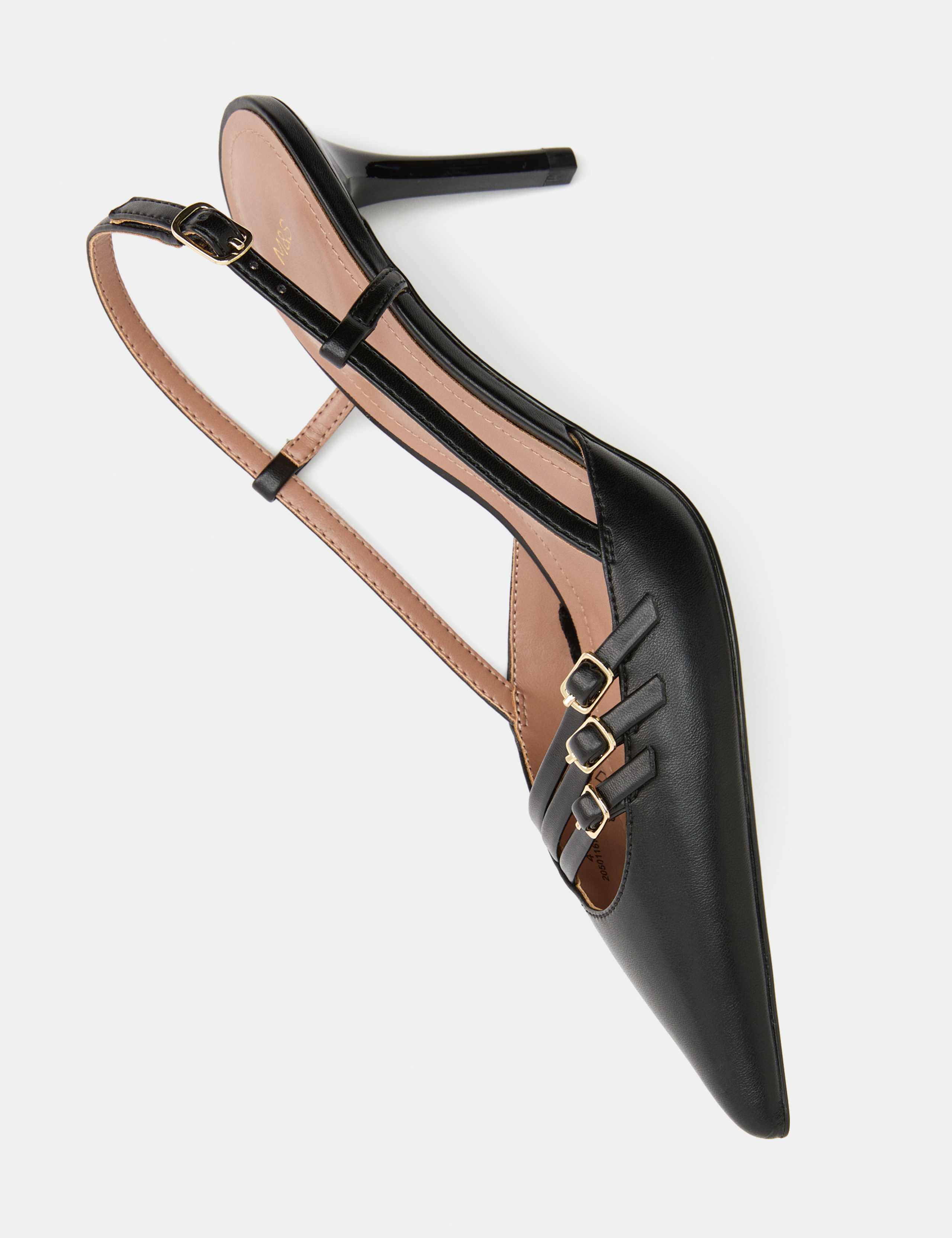 Buckle Ankle Strap Stiletto Heel Court Shoes 3 of 3
