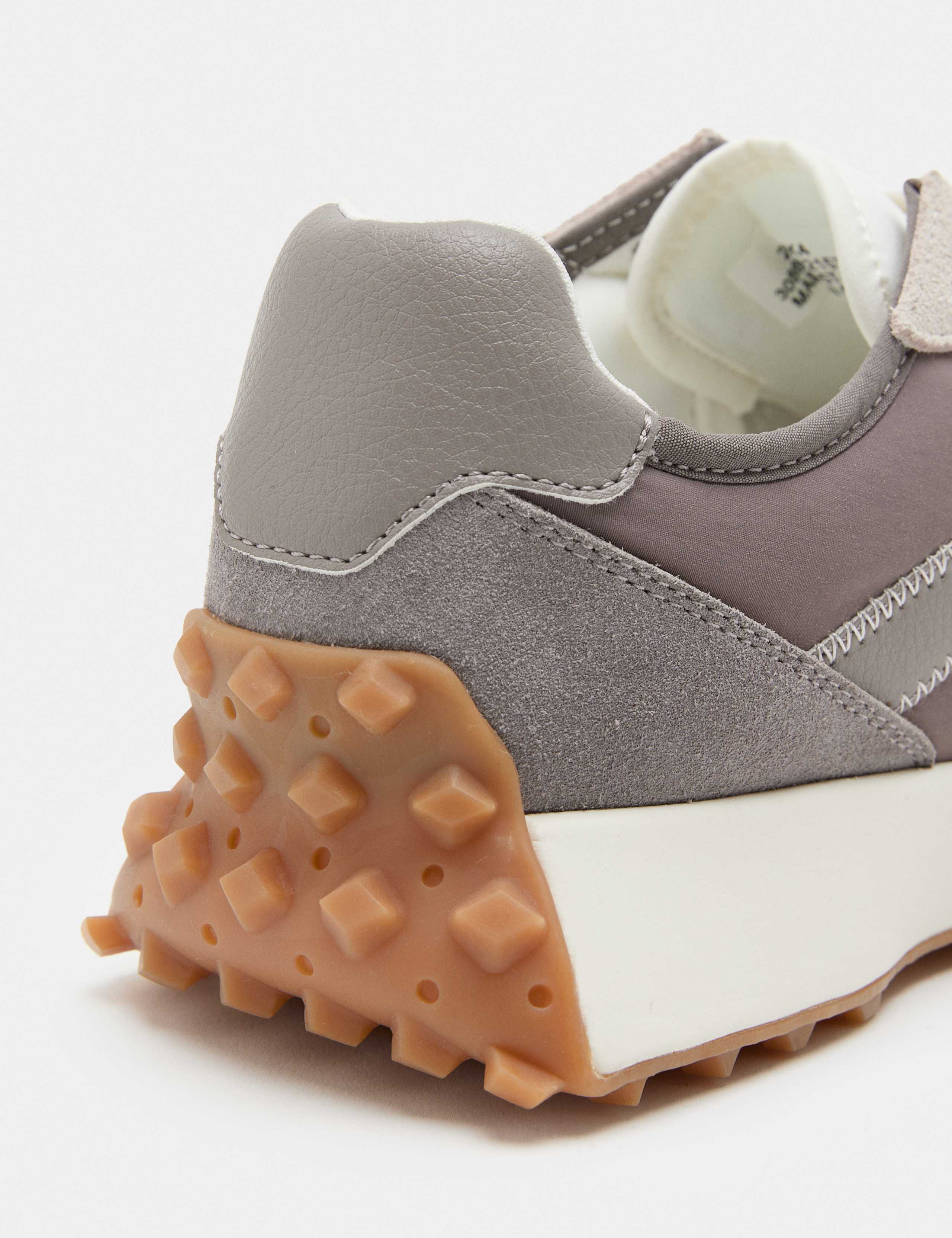Suede Side Detail Trainers 3 of 3